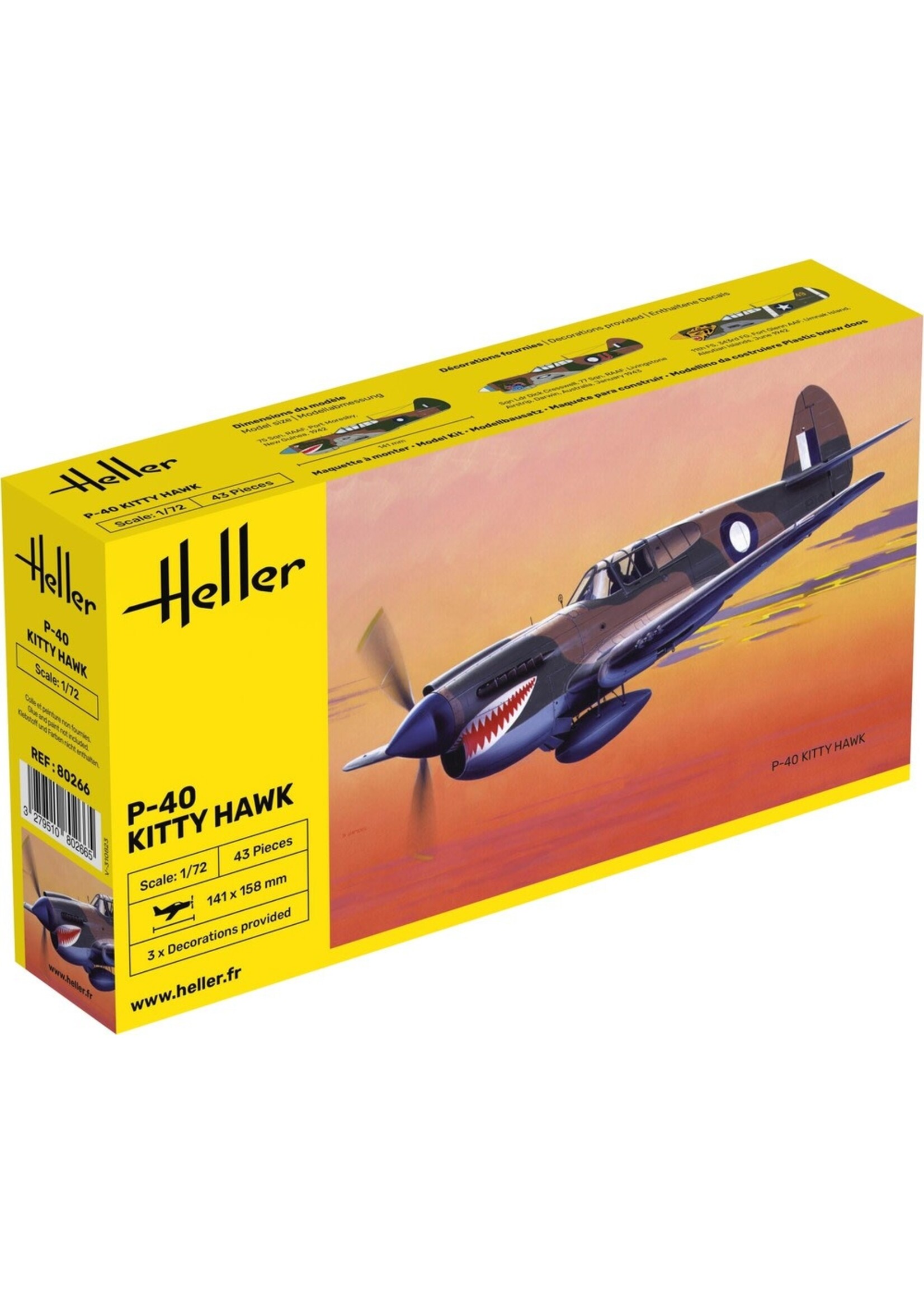 Heller HLR80266 P-40 Kitty Hawk (1/72)