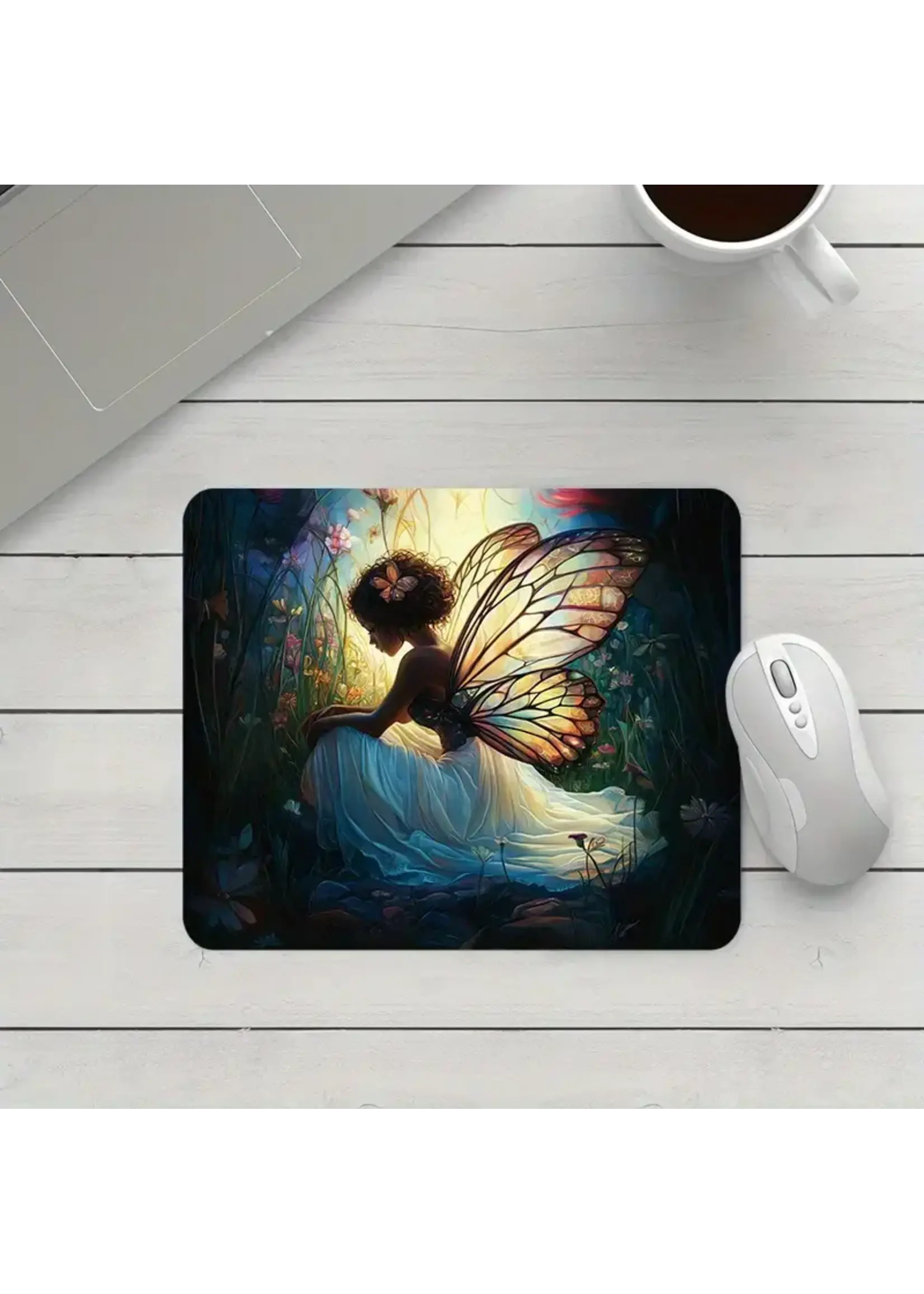Mouse Pad Butterfly Fairy