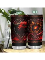 Tumbler 20oz Fiery Red Dragon