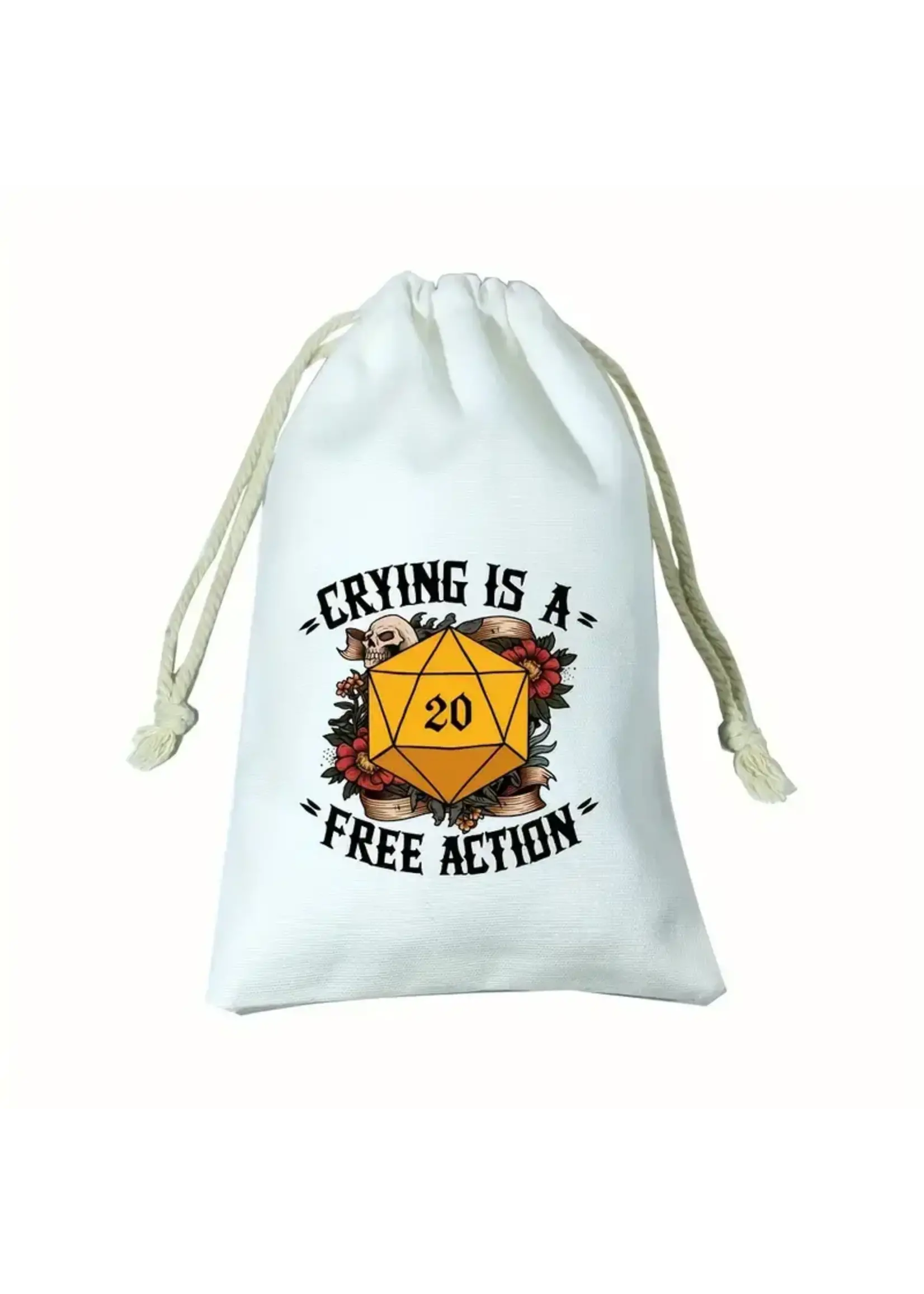 Dice Bag Crying is a Free Action White