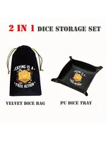 Dice Bag & Tray Crying is a Free Action