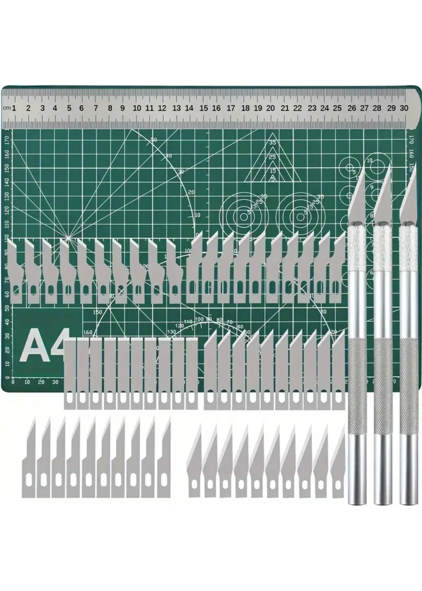 Cutting Mat and Knife Set (65pc)