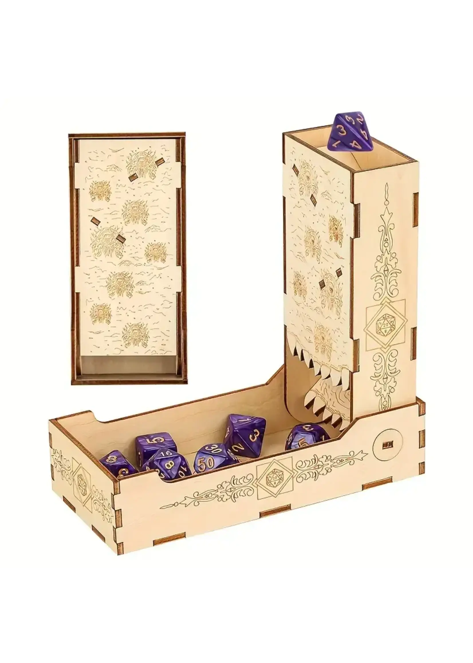 Dice Tower Foldable Wooden