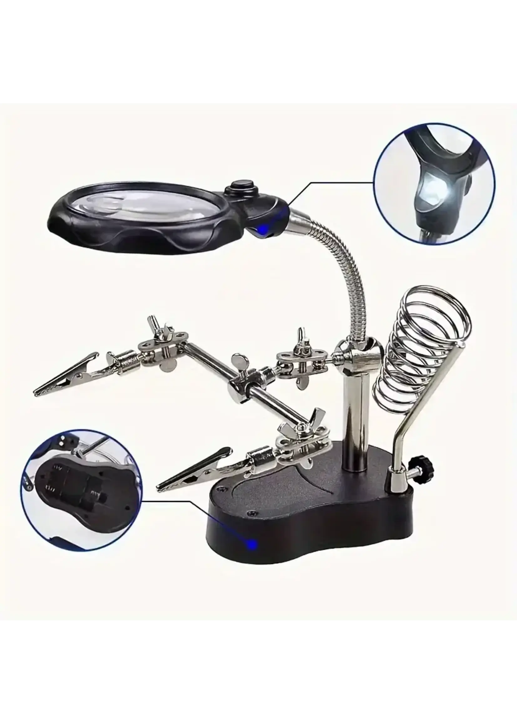 ***Adjustable Foldable LED Magnifying Glass