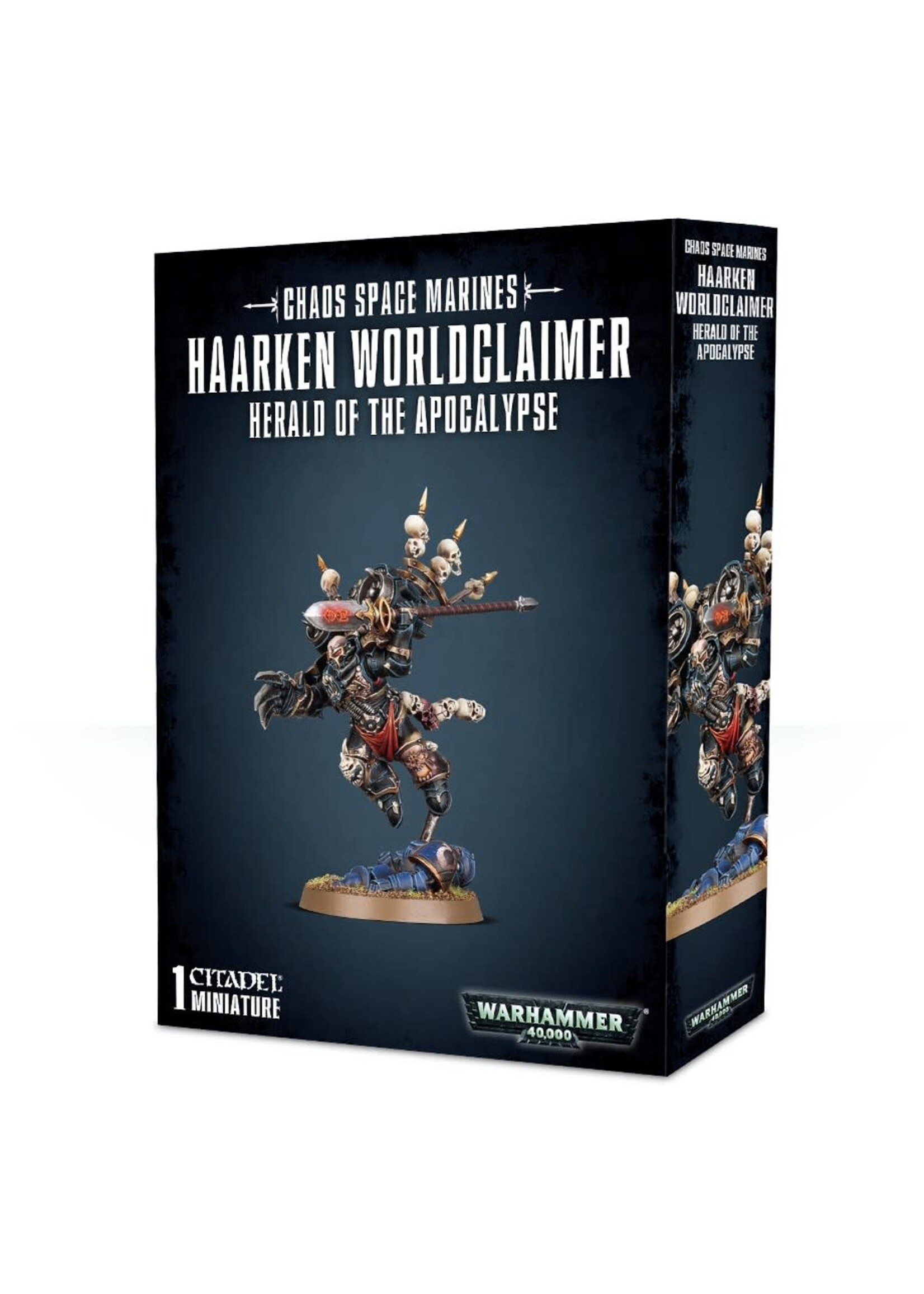 WH40K Chaos Space Marines Haarken Worldclaimer Herald of the Apocalypse