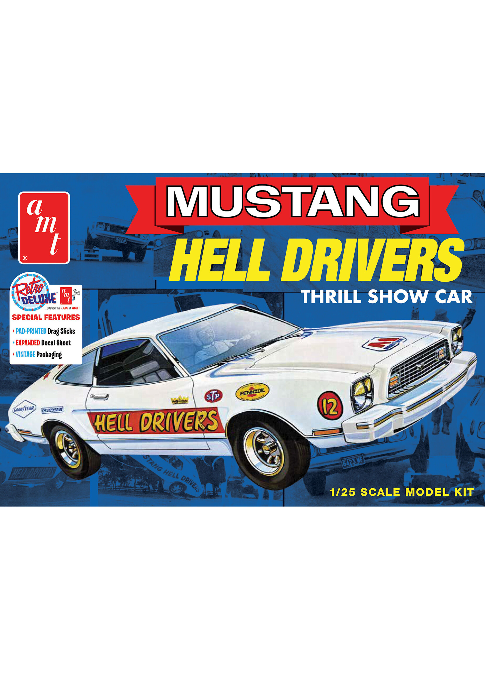 AMT AMT1475 1977 Ford Mustang Hells Drivers (1/25)