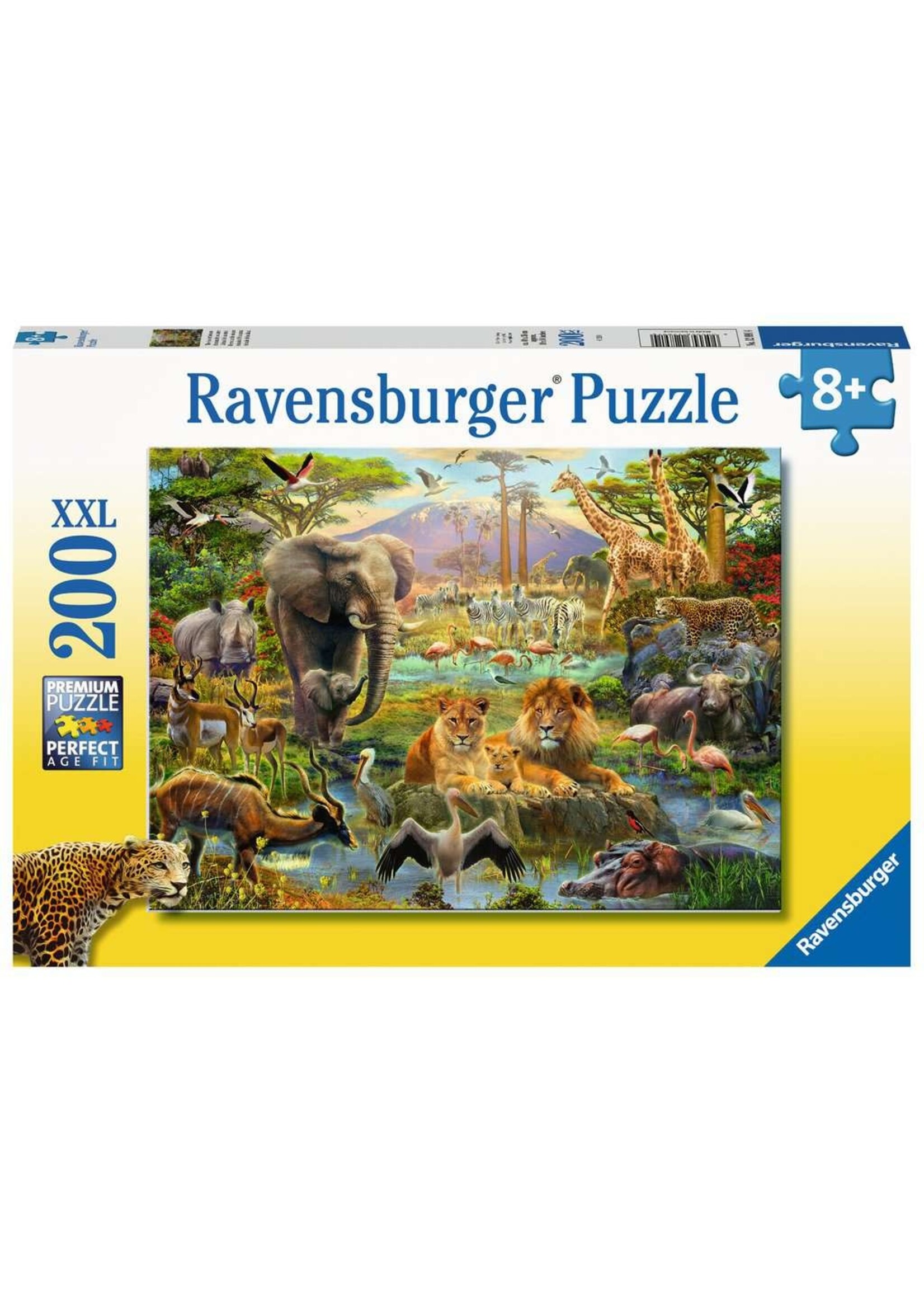 Ravensburger RAV12891 Animals of the Savanna (Puzzle200)