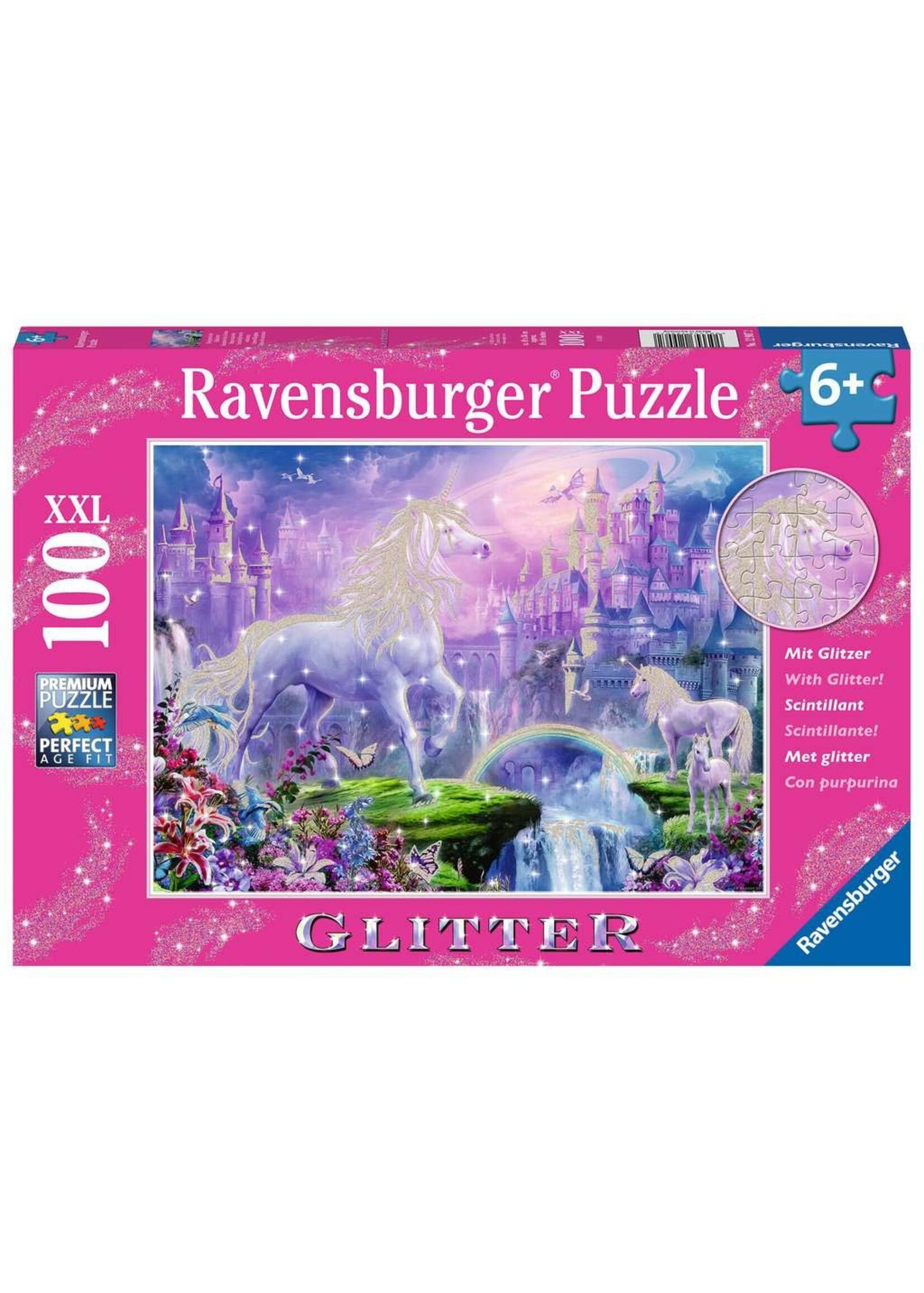 Ravensburger RAV12907 Unicorn Kingdom (Puzzle100)
