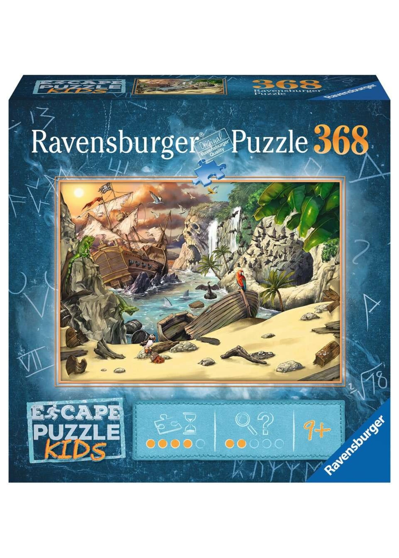 Ravensburger RAV12956 Escape Puzzle Kids Pirates Peril (Puzzle368)