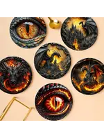 Wooden Coasters Dragon Themed