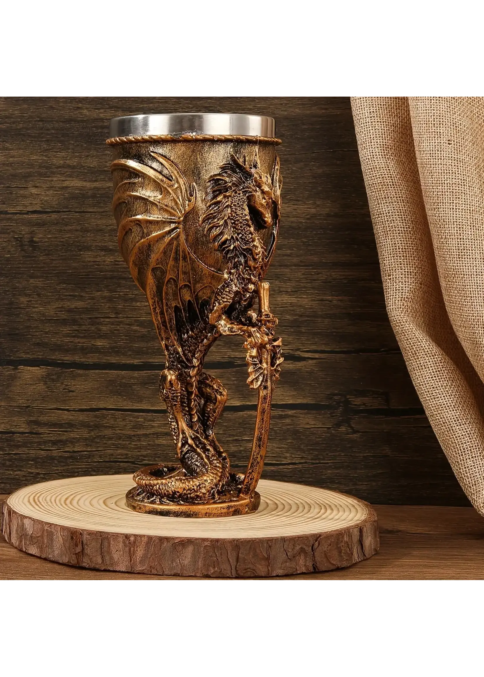 Goblet Dragon with Sword