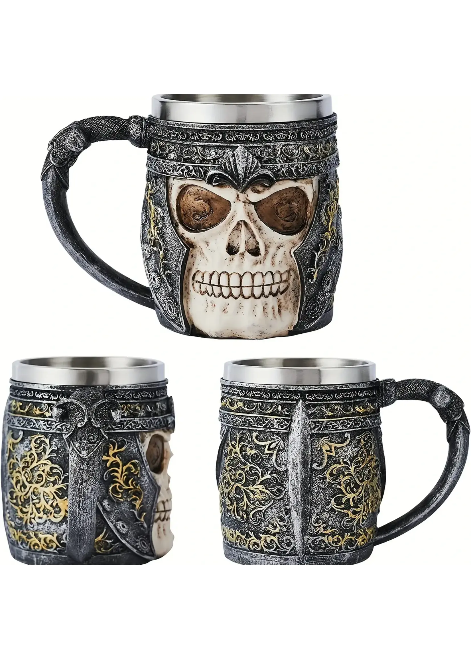 ***Mug Viking Warrior Skull