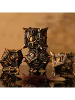 Dice RPG 7pc Metal Dragon Eye