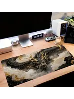 Mouse Pad 12x24 Inch Black Dragon