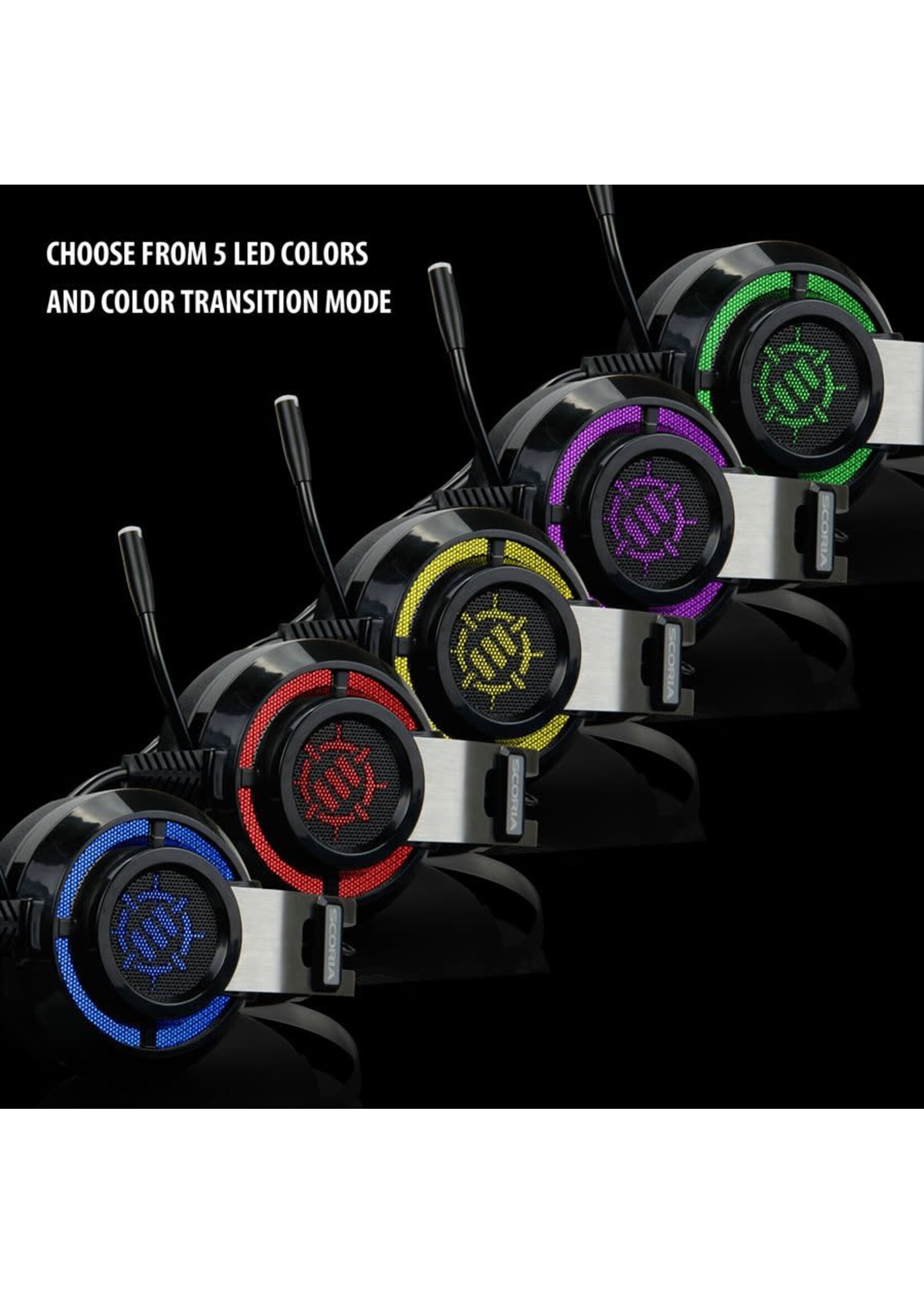 Accessory Power Accessory Power Enhance Scoria Virtual 7.1 Gaming Headset RGB