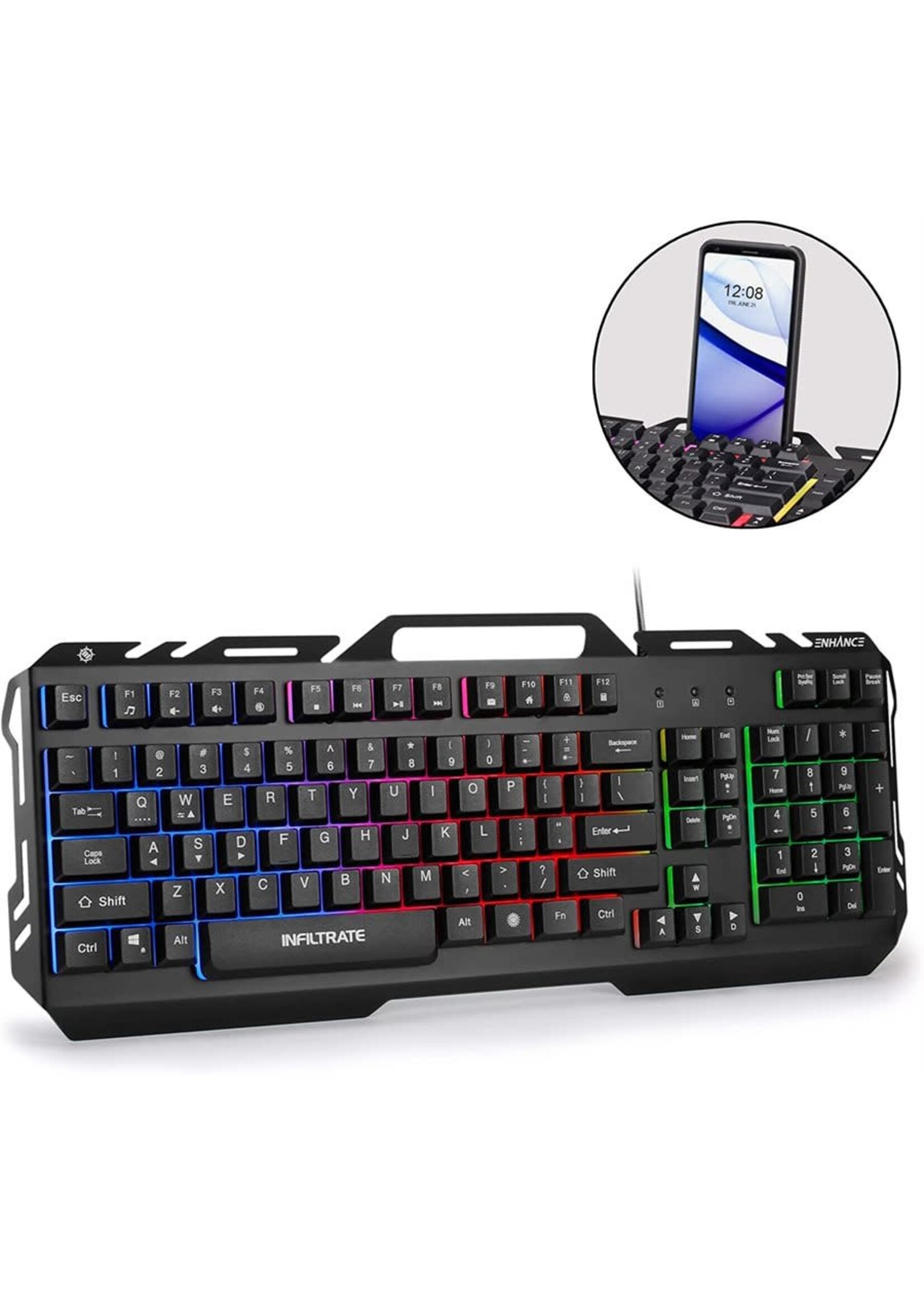 Accessory Power Accessory Power Enhance - Infiltrate KL2 Membrane Keyboard