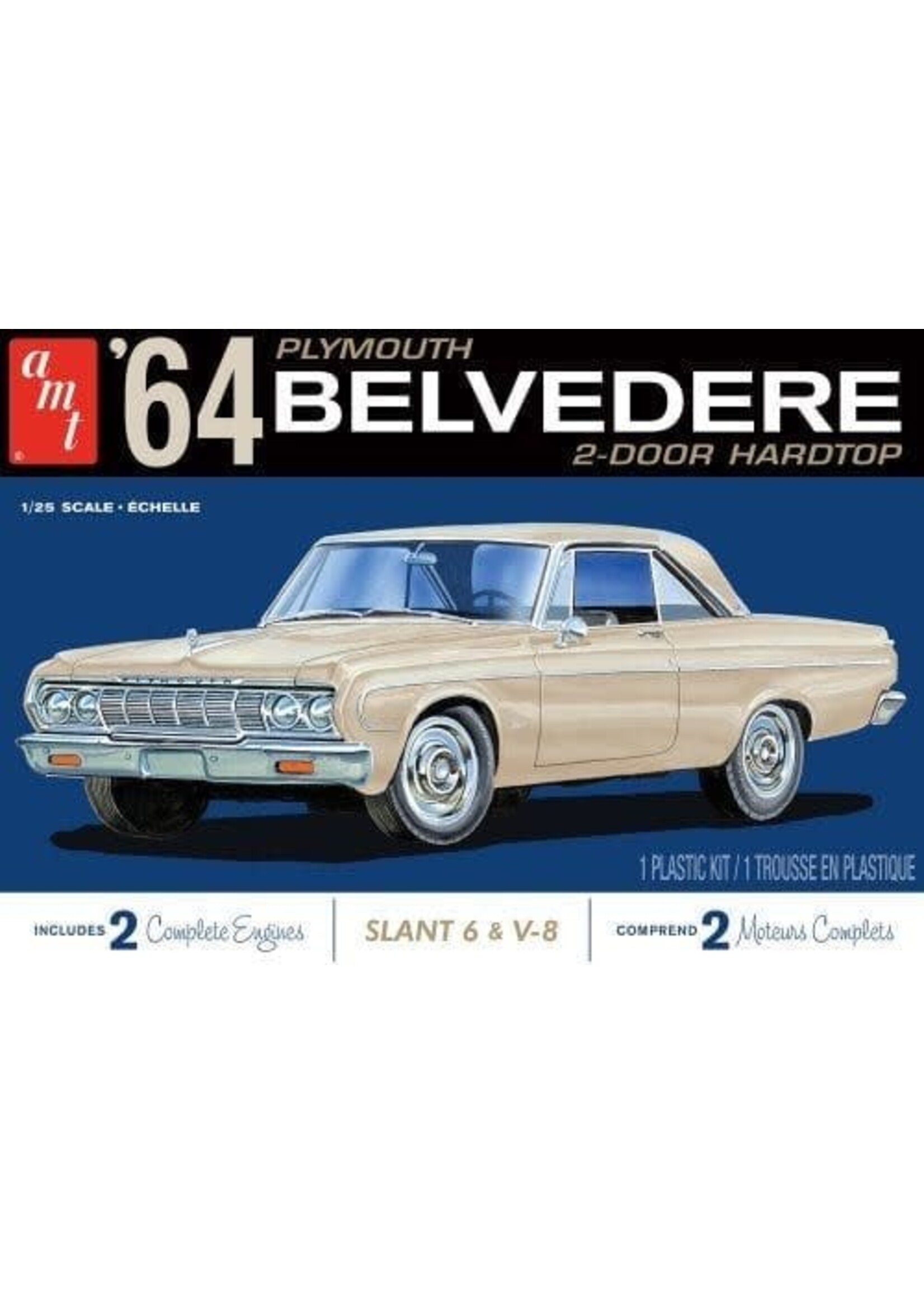 AMT AMT1188 1964 Plymouth Belvedere with Straight 6 (1/25)