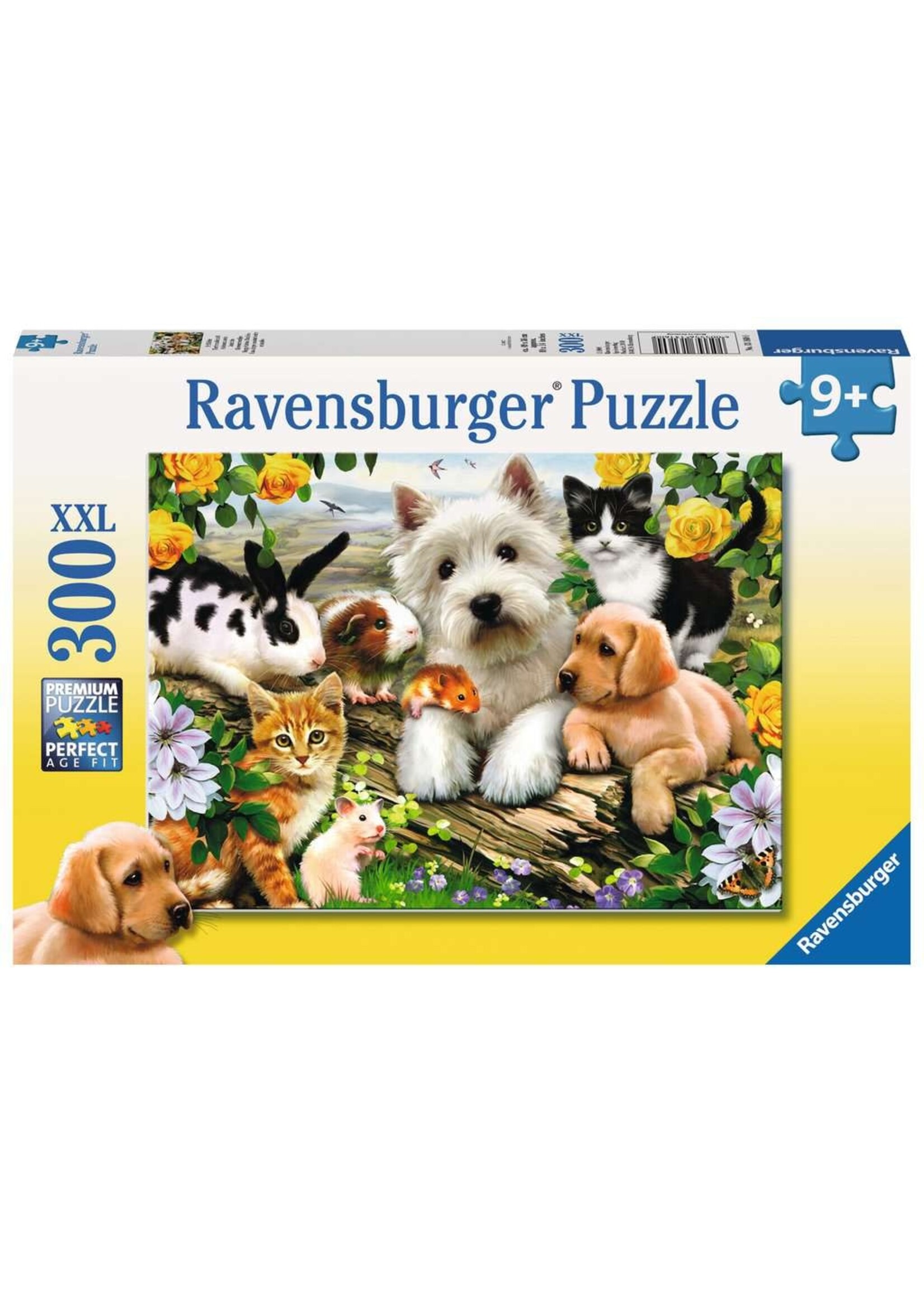 Ravensburger RAV13160 Happy Animal Buddies (Puzzle300)