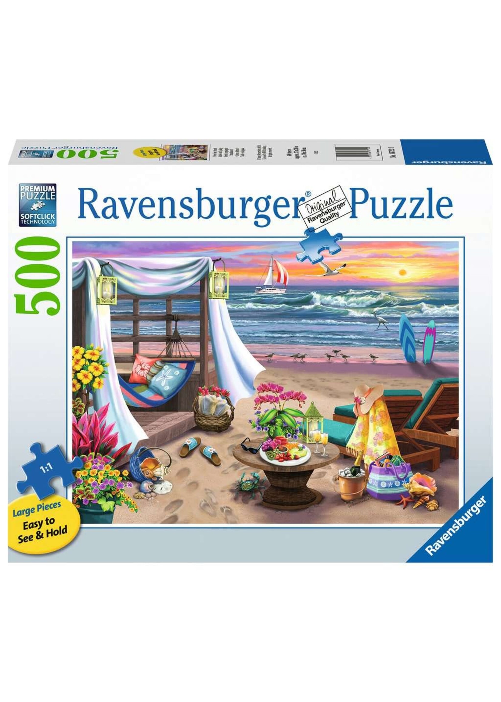 Ravensburger RAV16792 Cabana Retreat (Puzzle500)