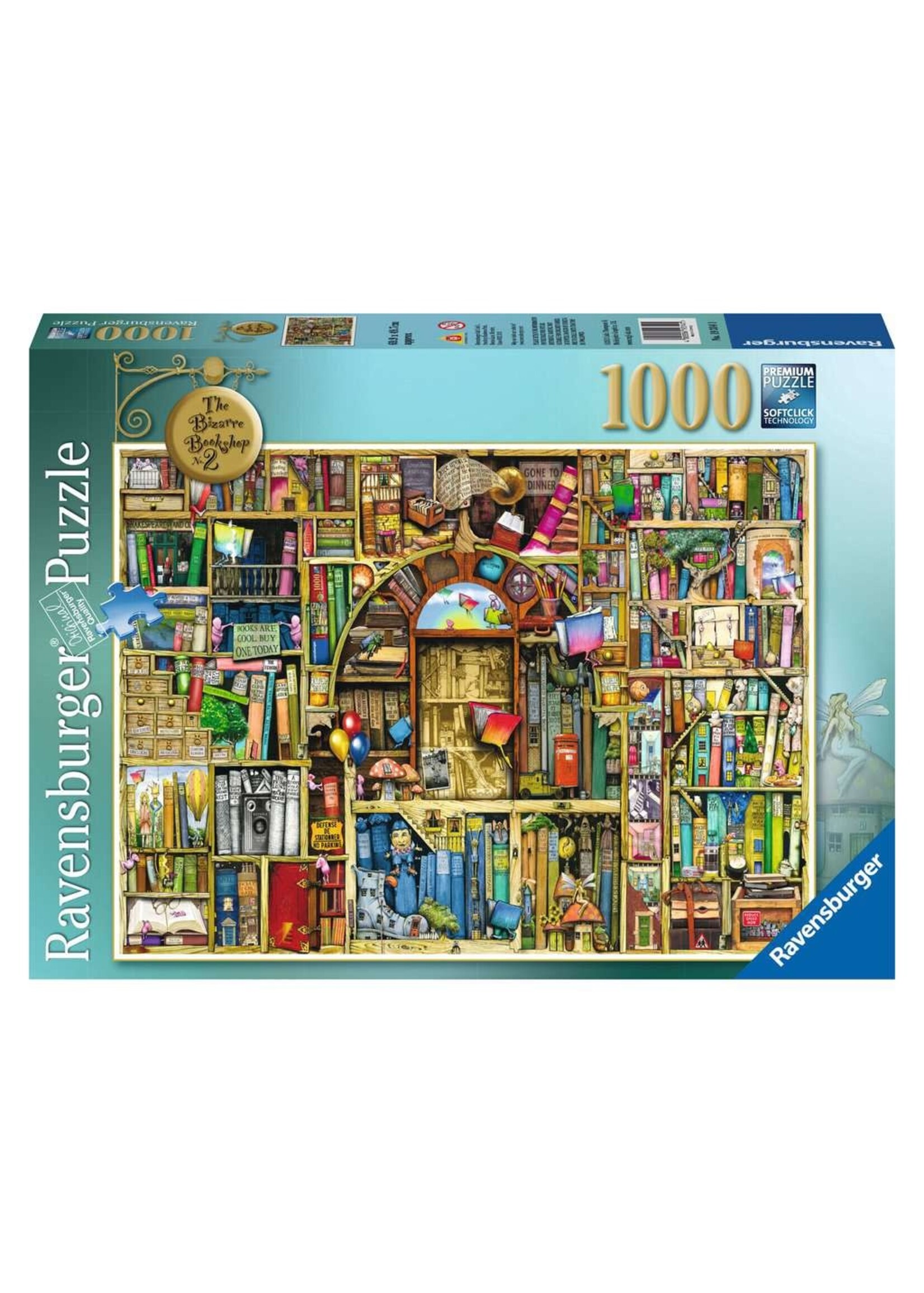 Ravensburger RAV12000300 Bizarre Bookshop 2 (Puzzle1000)