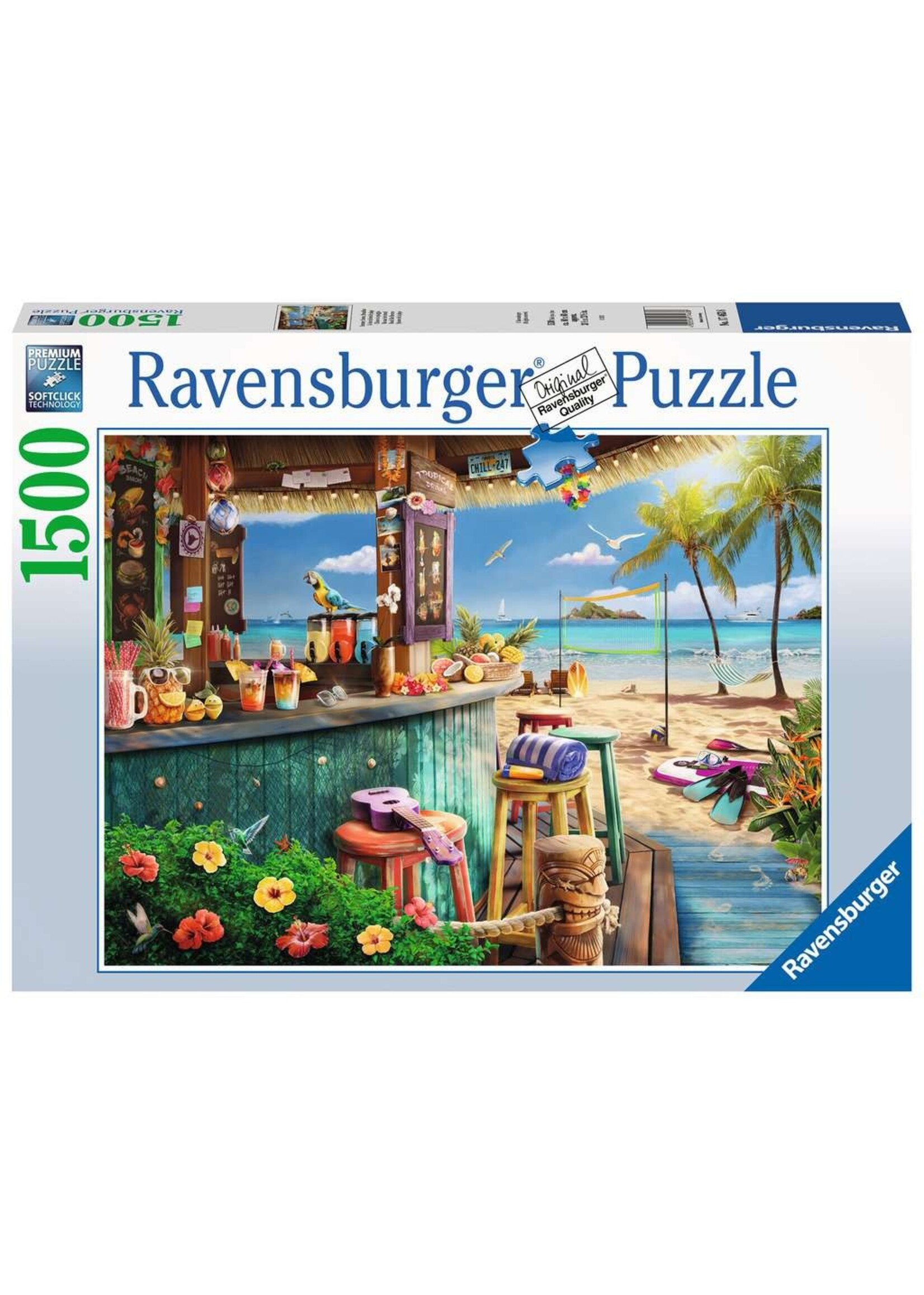 Ravensburger RAV12000743 Beach Bar Breezes (Puzzle1500)