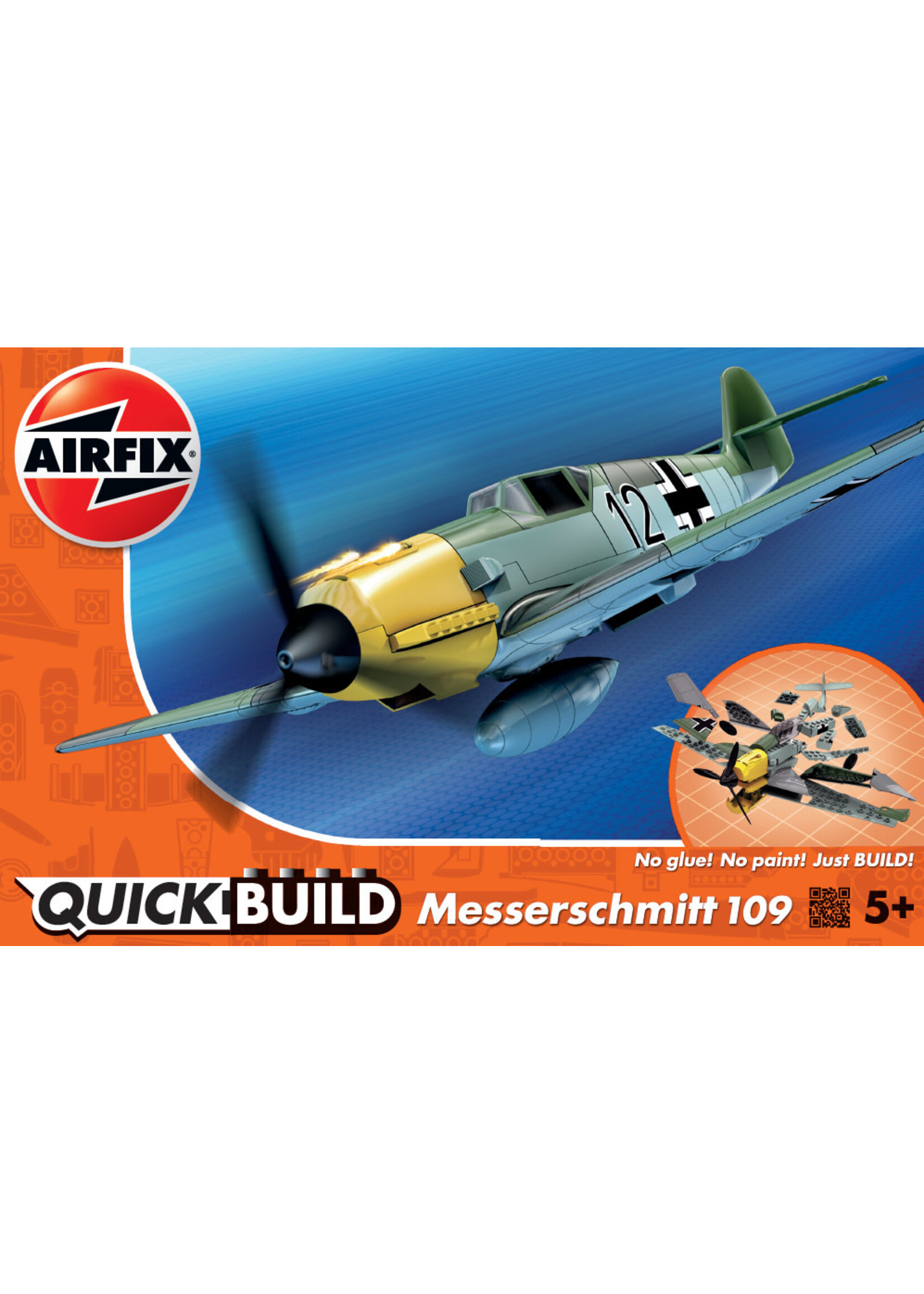 Airfix AIRJ6001 Messerschmitt 109 Quick Build