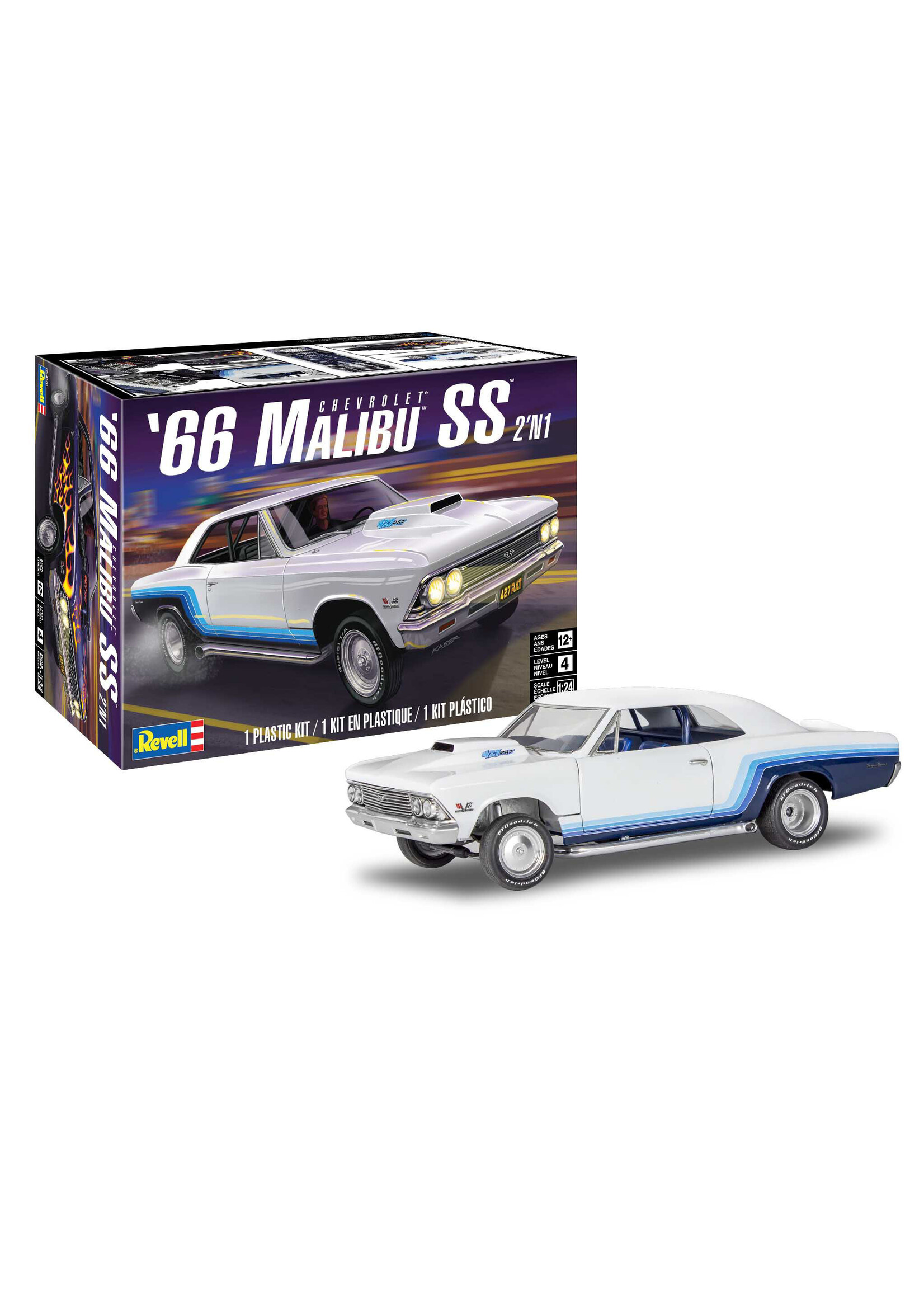 Revell REV4520 1966 Chevy Malibu SS 2in1 (1/25)