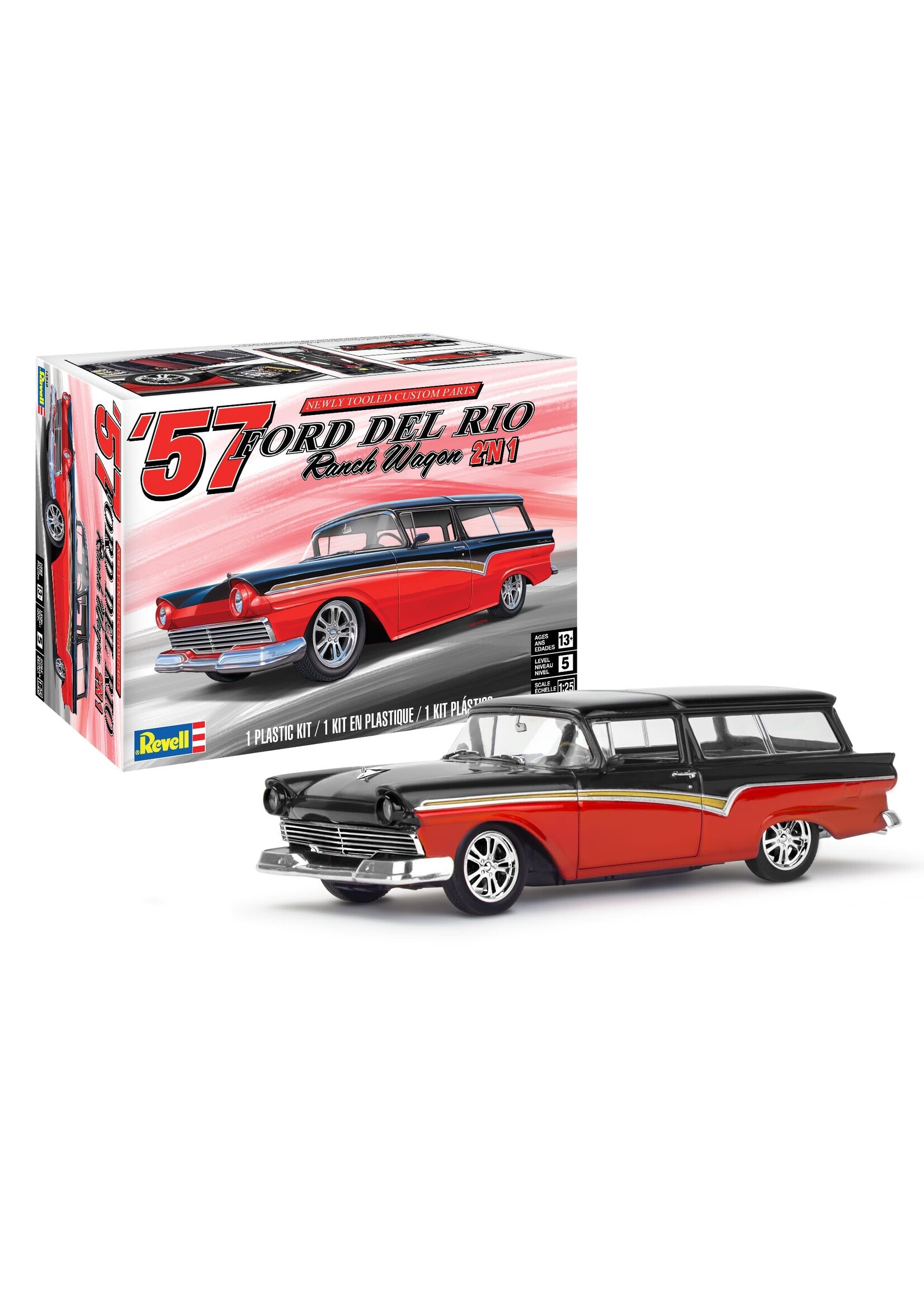 Revell REV4548 1957 Ford Del Rio Ranch Wagon 2in1 (1/25)