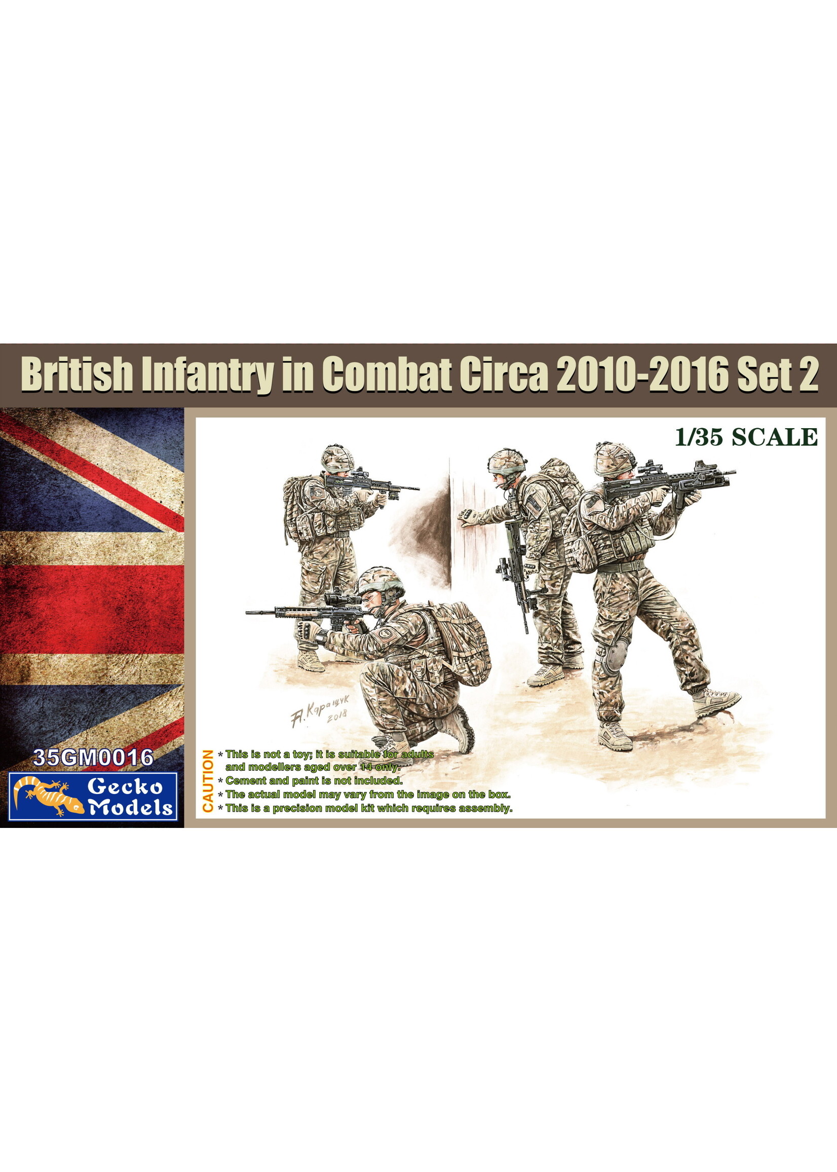 Gecko GEK35GM0016 British Infantry in Combat 2010-2012 Set 2 (1/35)