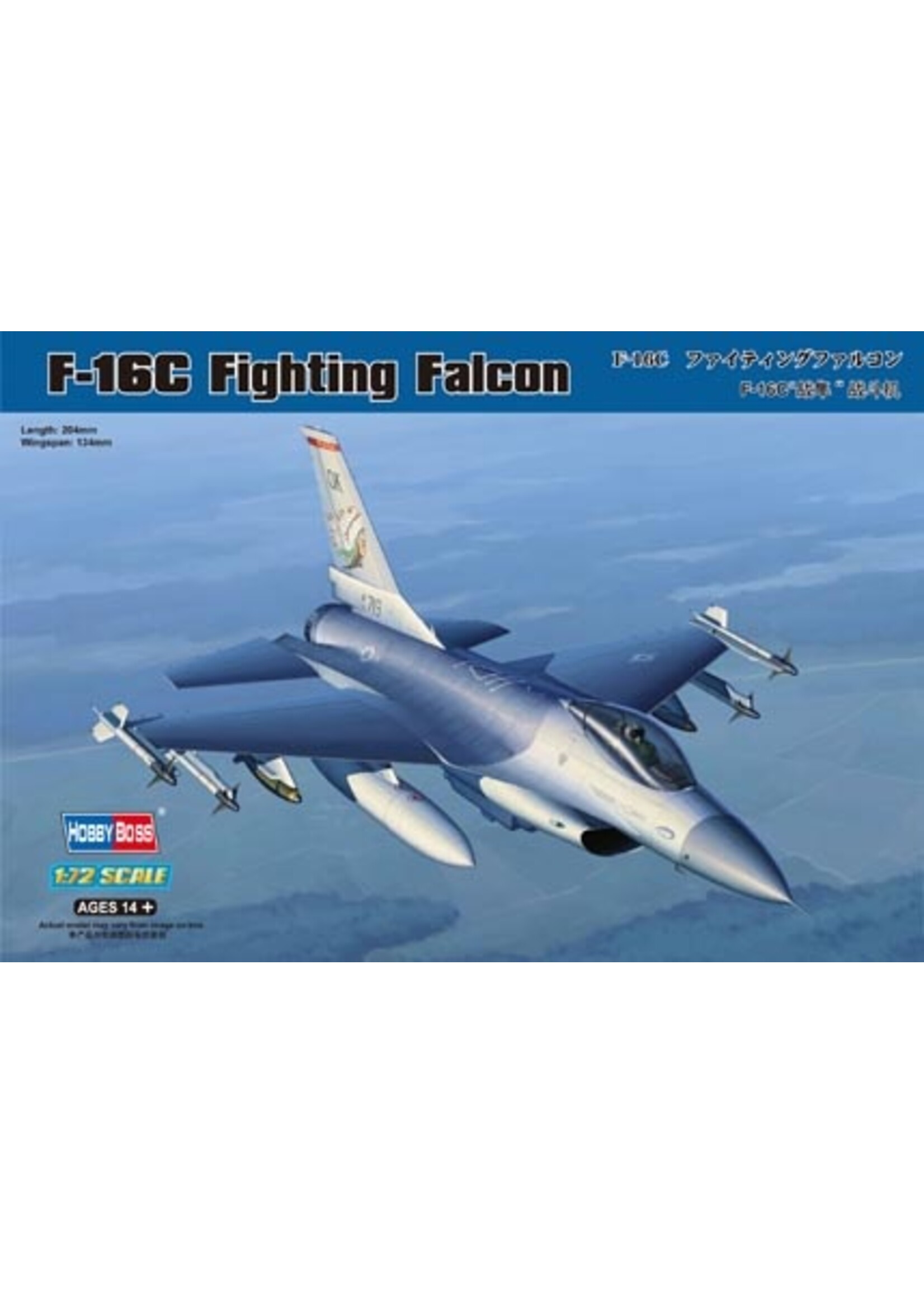 Hobby Boss HBOSS80274 F-16C Fighting Falcon (1/72)