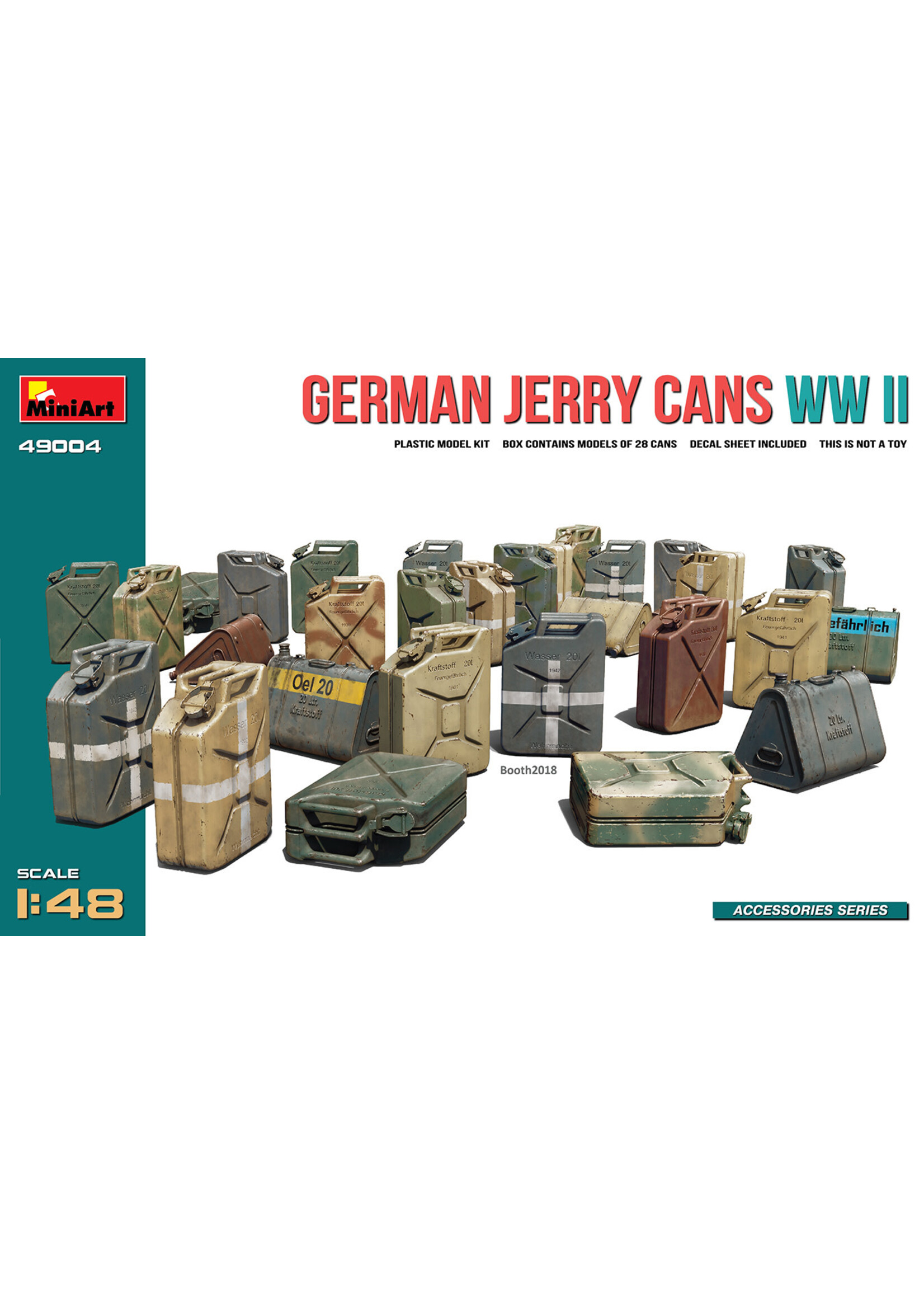 MiniArt MIART49004 German Jerry Cans WW2 (1/48)