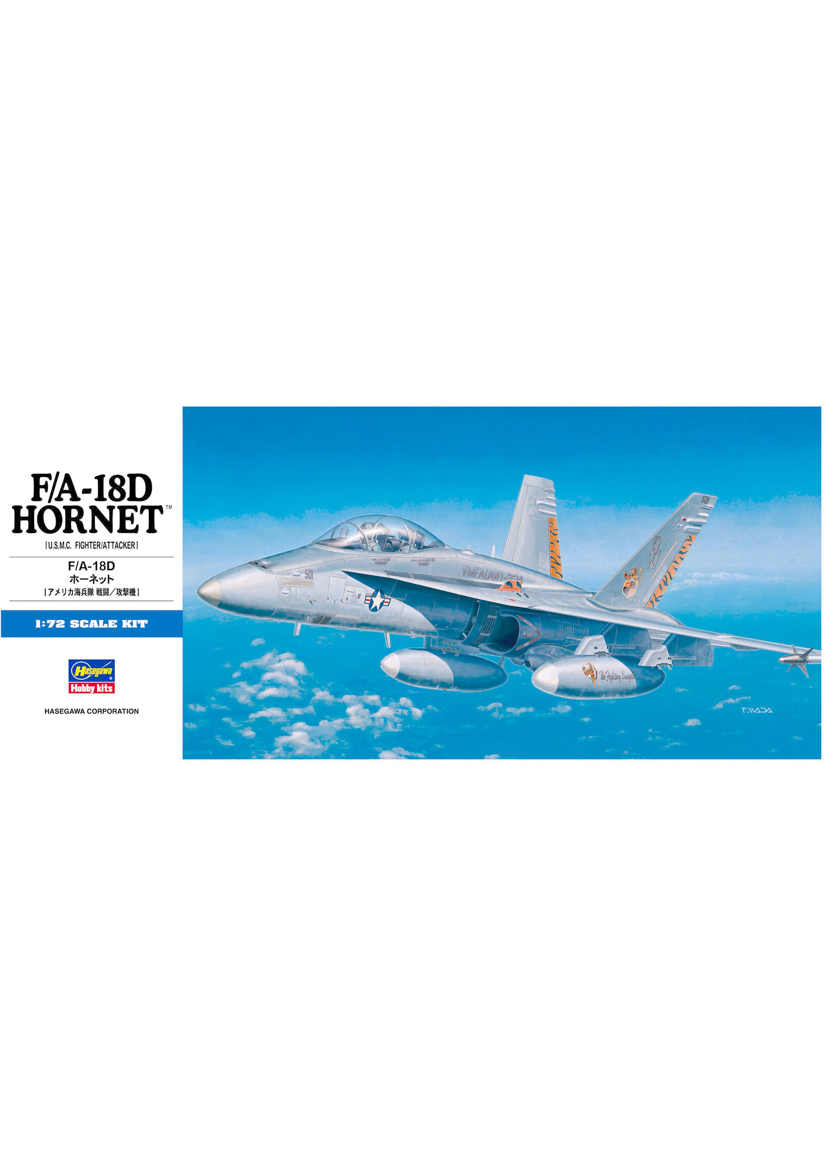 Hasegawa HSGWA01439 F/A-18D Hornet D9 (1/72)