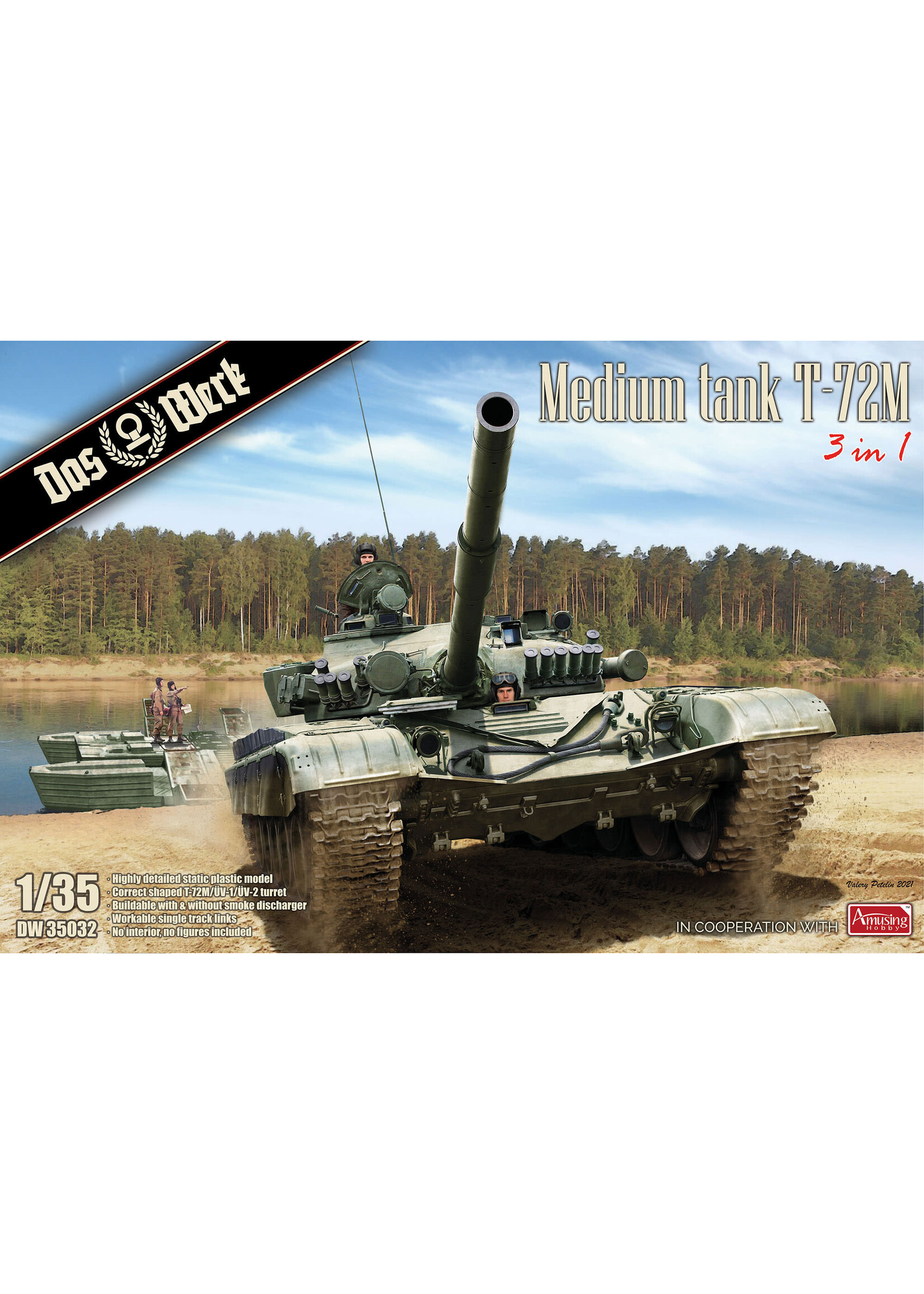 Das Werk DW35032 Medium Tank T72M (1/35)