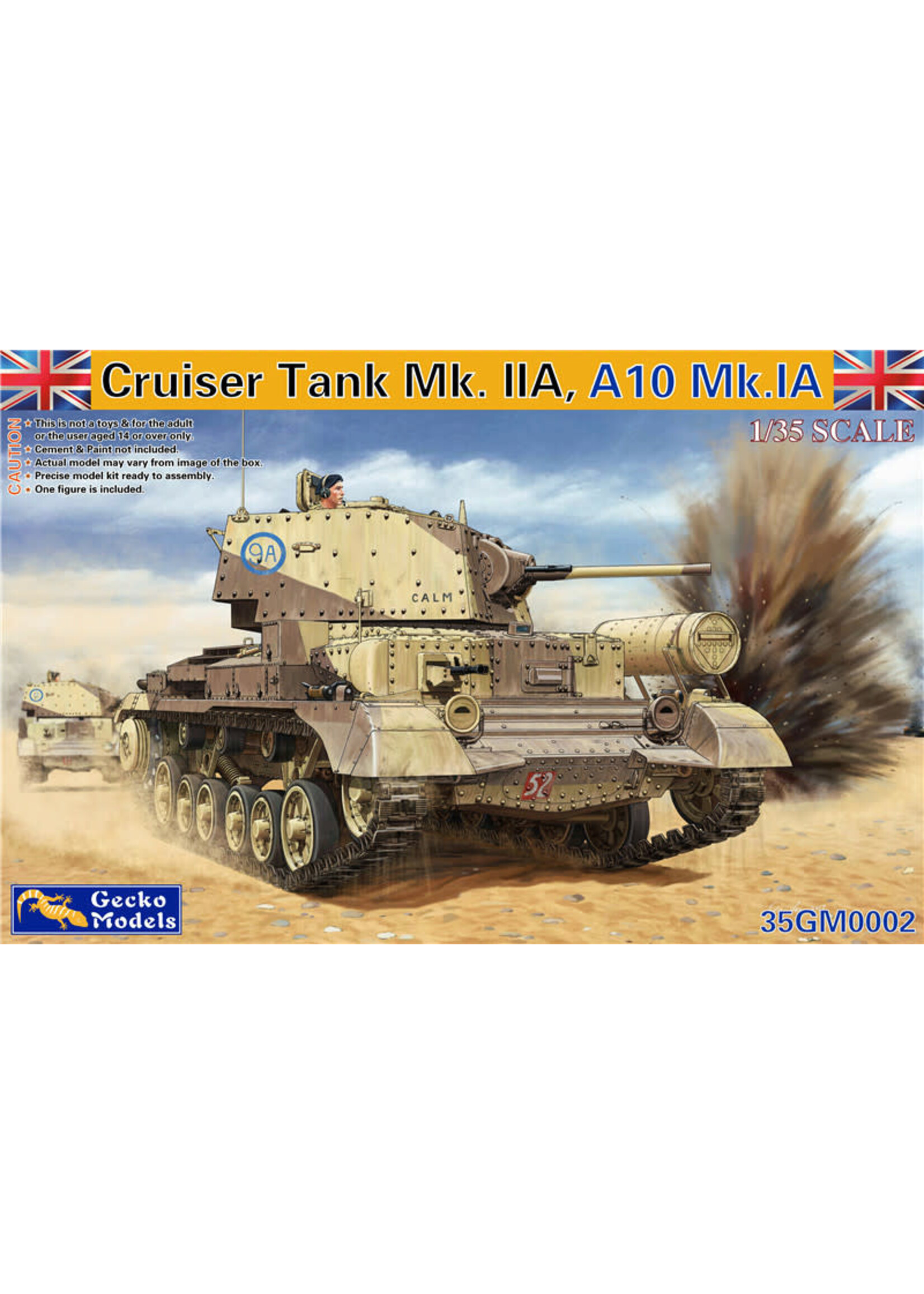 Gecko GEK35GM0002 Cruiser Tank Mk.IIA A10 Mk.IA (1/35)
