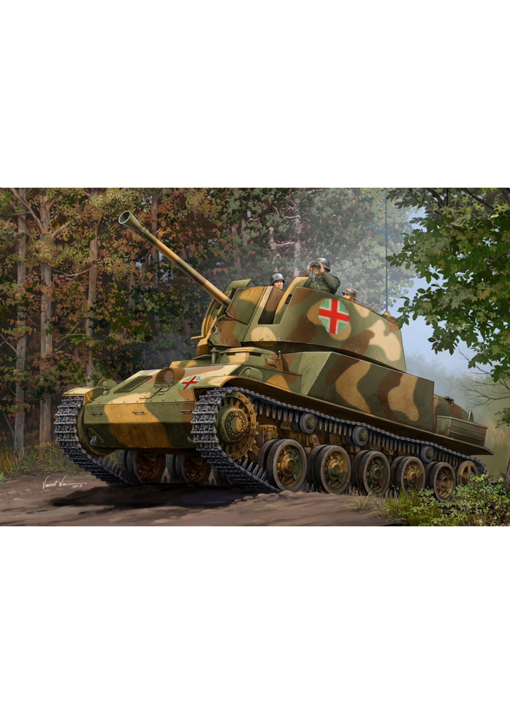 Hobby Boss HBOSS83829 Hungarian 40M Nimrod Anti-Aircraft Gun (1/35)