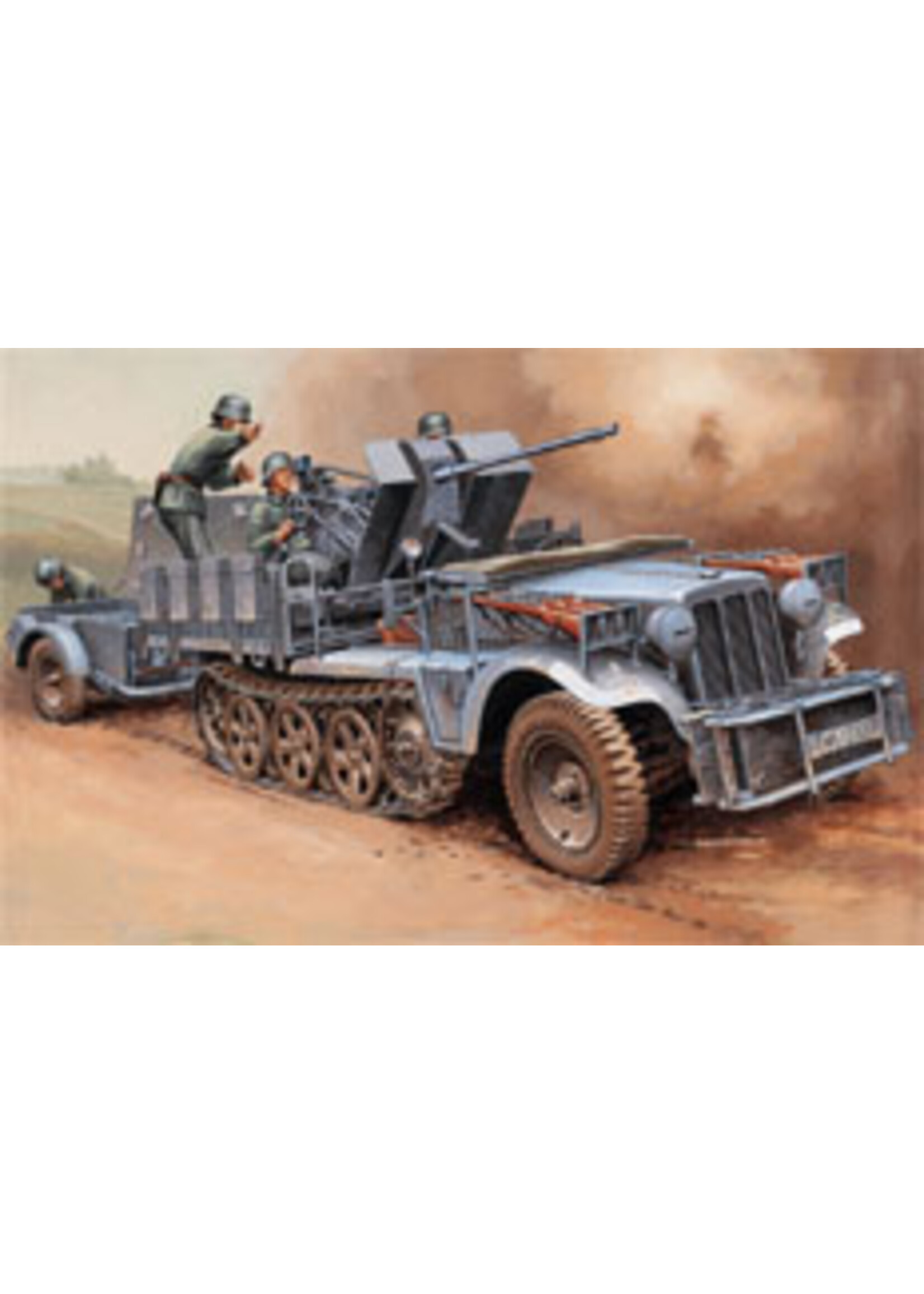 Italeri ITA6395 Sd.Kfz 10/4 With Flak 30 & Crew (1/35)