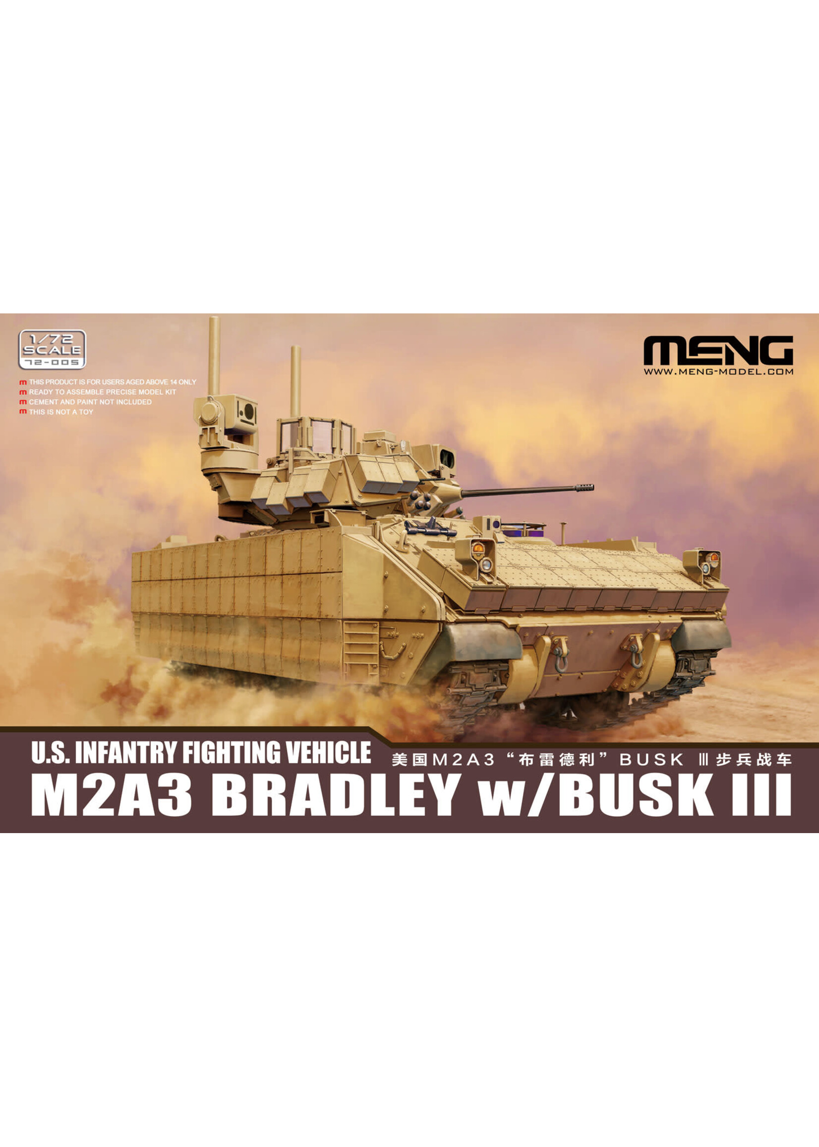 MENG MENG72005 US Infantry Fighting Vehicle M2A3 (1/72)