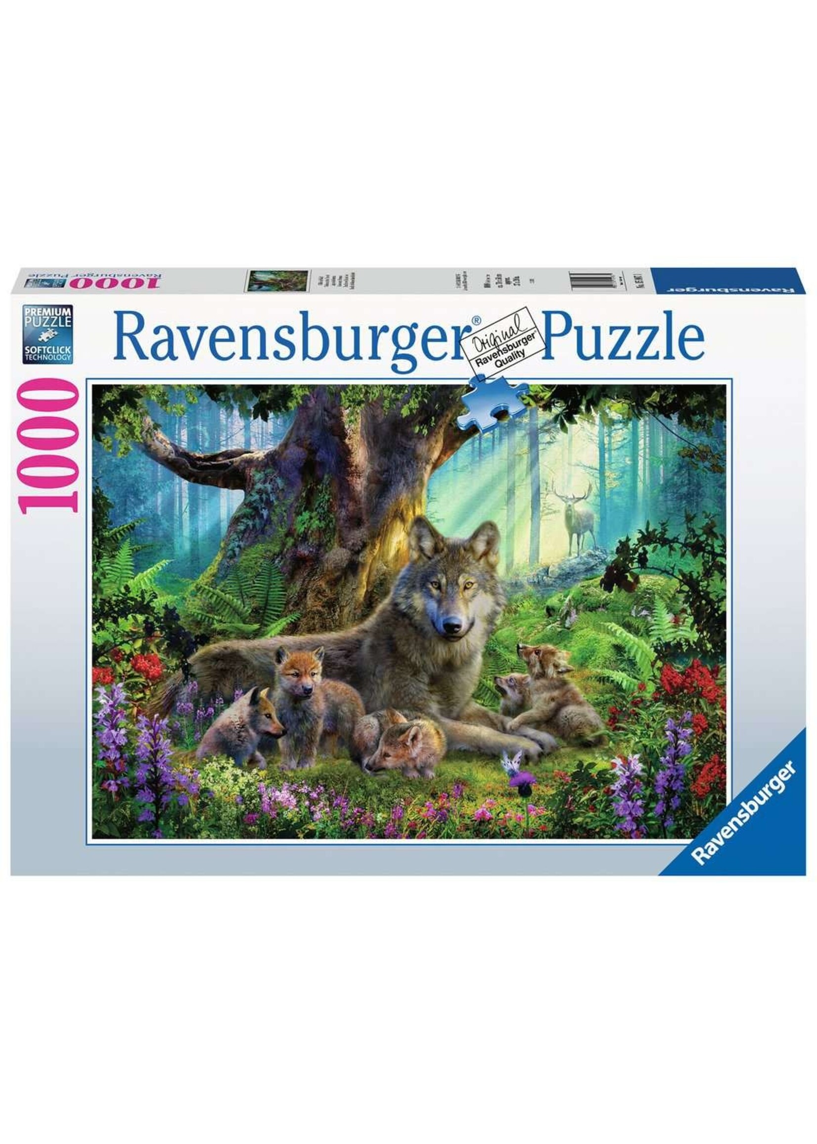 Ravensburger RAV12000477 Wolves in the Forest (Puzzle1000)
