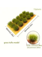 Tufts Needle Grass Spring