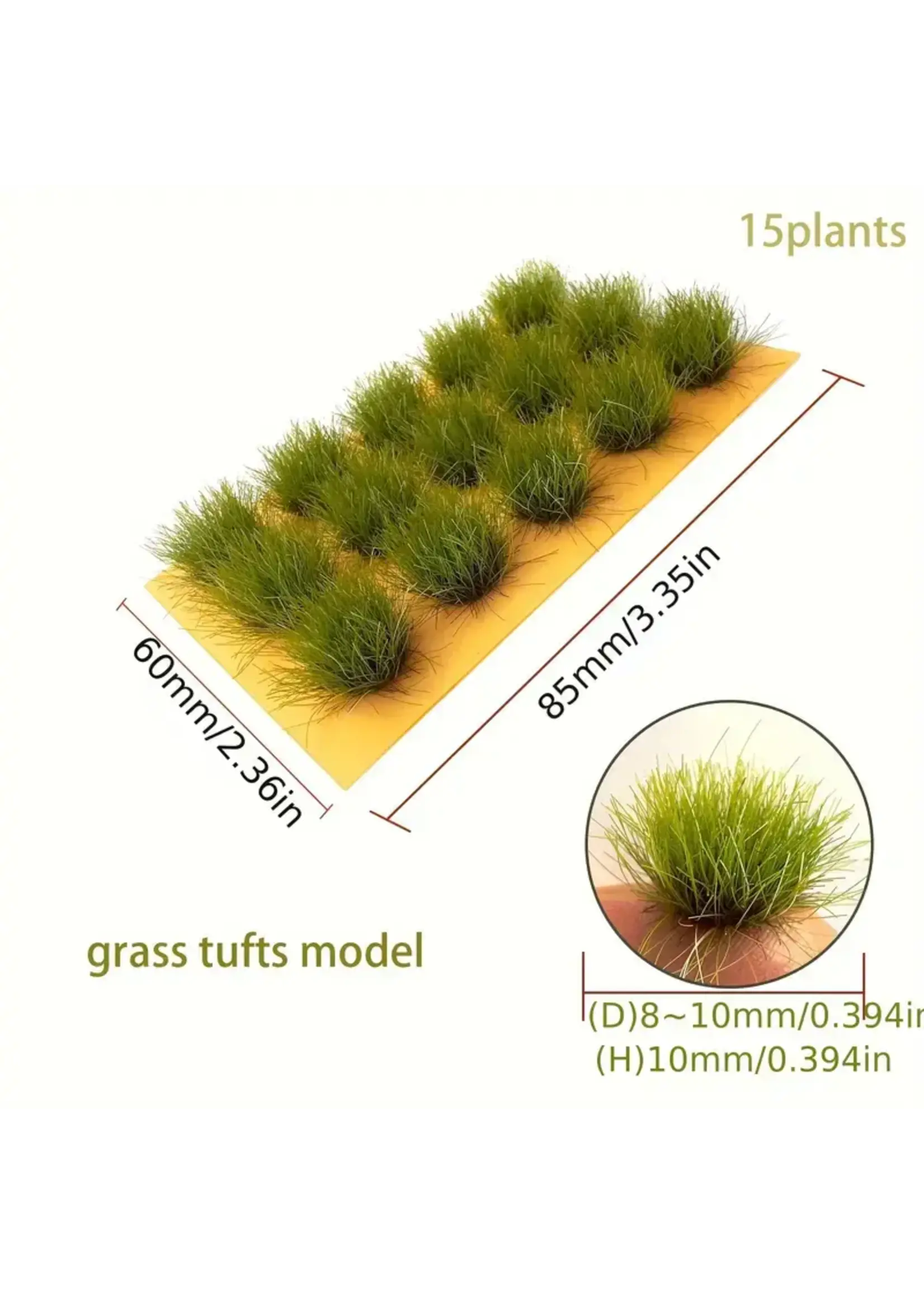 Tufts Needle Grass Spring