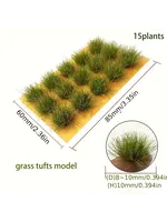 Tufts Needle Grass Autumn