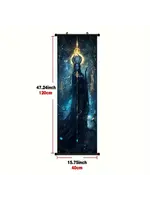 Hanging Wall Banner 15x47 Inch Girl with Scepter
