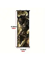 Hanging Wall Banner 15x47 Inch Werewolf with Golden Glow