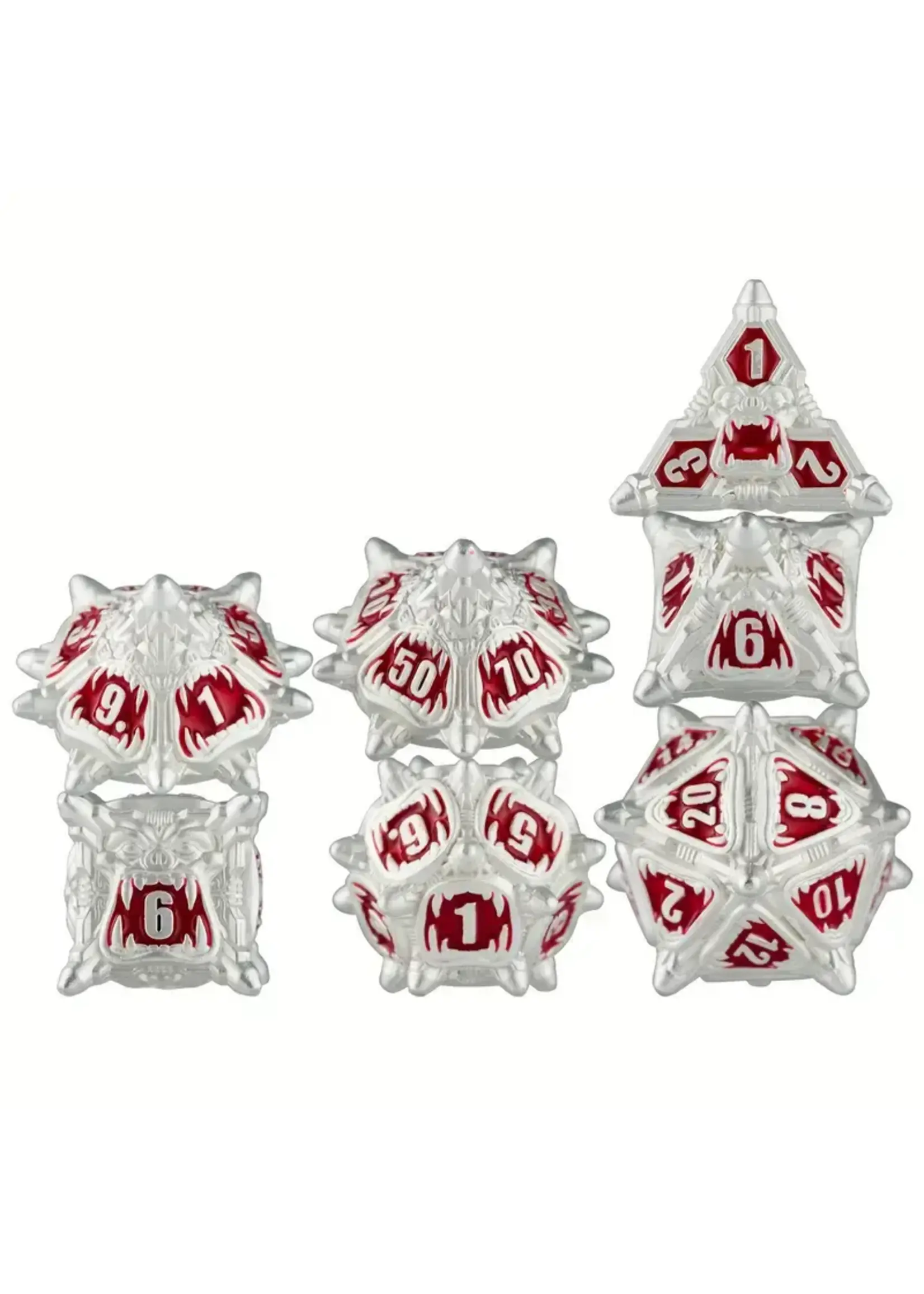 Dice RPG 7pc Metal Beholder Themed