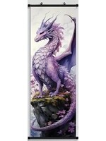 Hanging Wall Banner 15.75x47.24 Inch Vintage Mythical Dragon Image 2 of 5