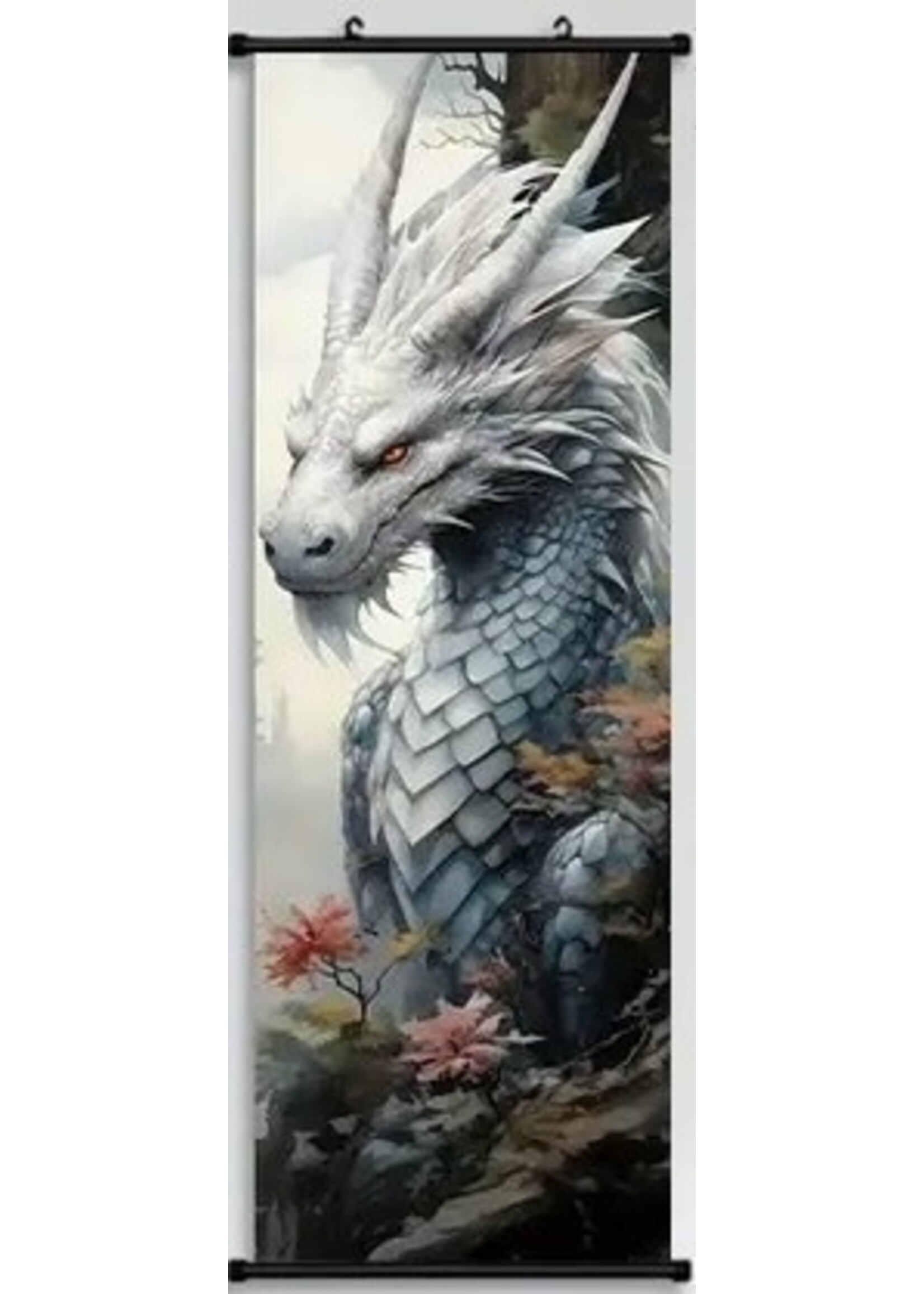 Hanging Wall Banner 15x47 Inch Vintage Mythical Dragon Image 3 of 5