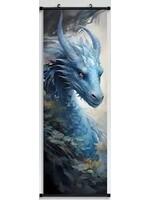 Hanging Wall Banner 15.75x47.24 Inch Vintage Mythical Dragon Image 4 of 5