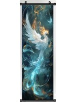Hanging Wall Banner 15x47 Inch Anime Fantasy Phoenix Image 1 of 3