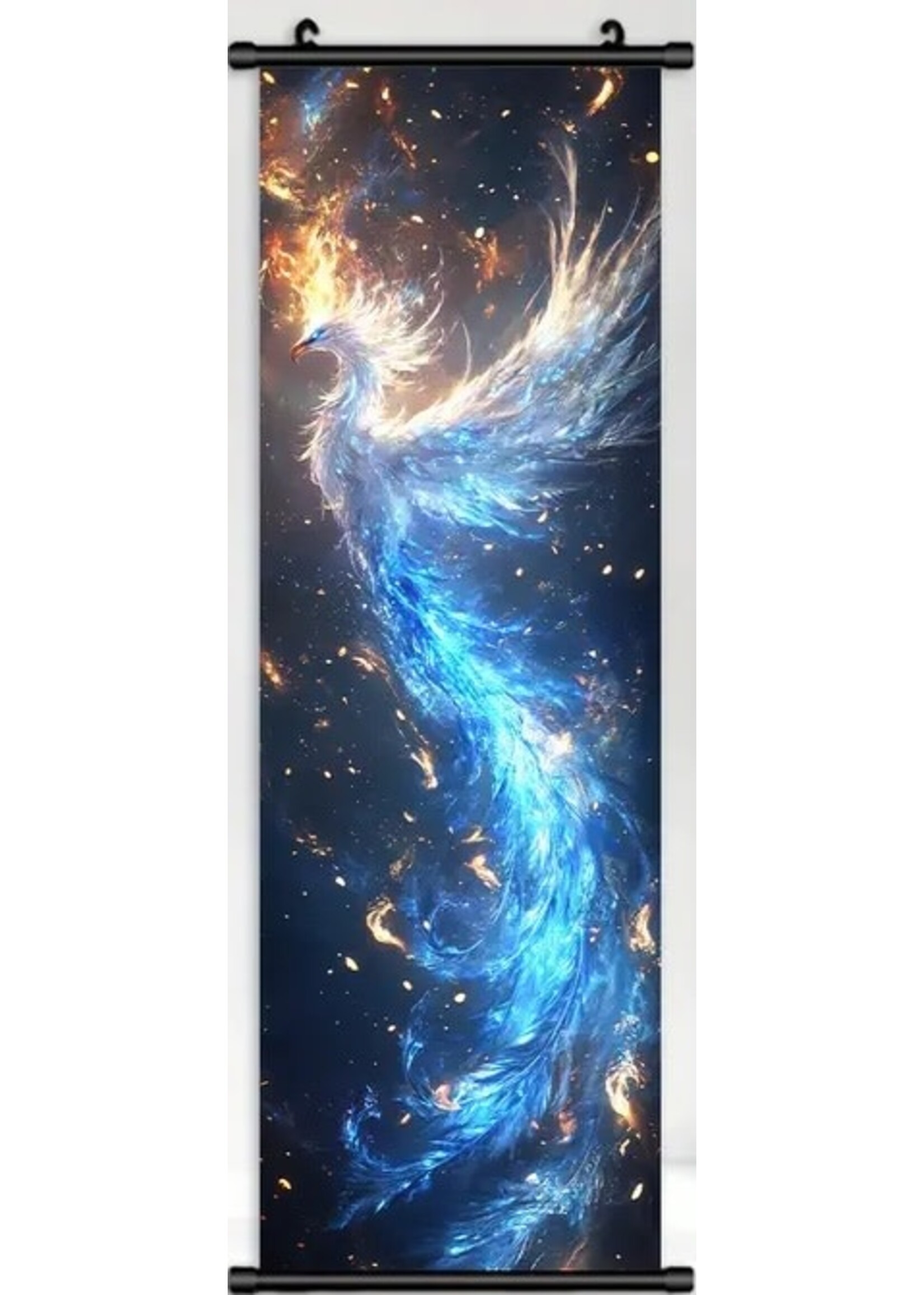 Hanging Wall Banner 15x47 Inch Anime Fantasy Phoenix Image 3 of 3