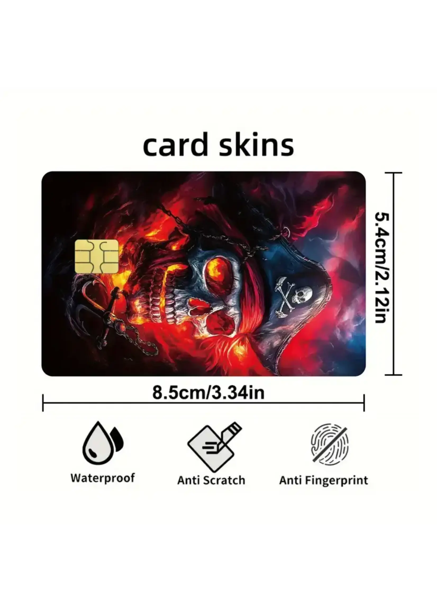 Debit-Credit Card Protector Pirate Skull